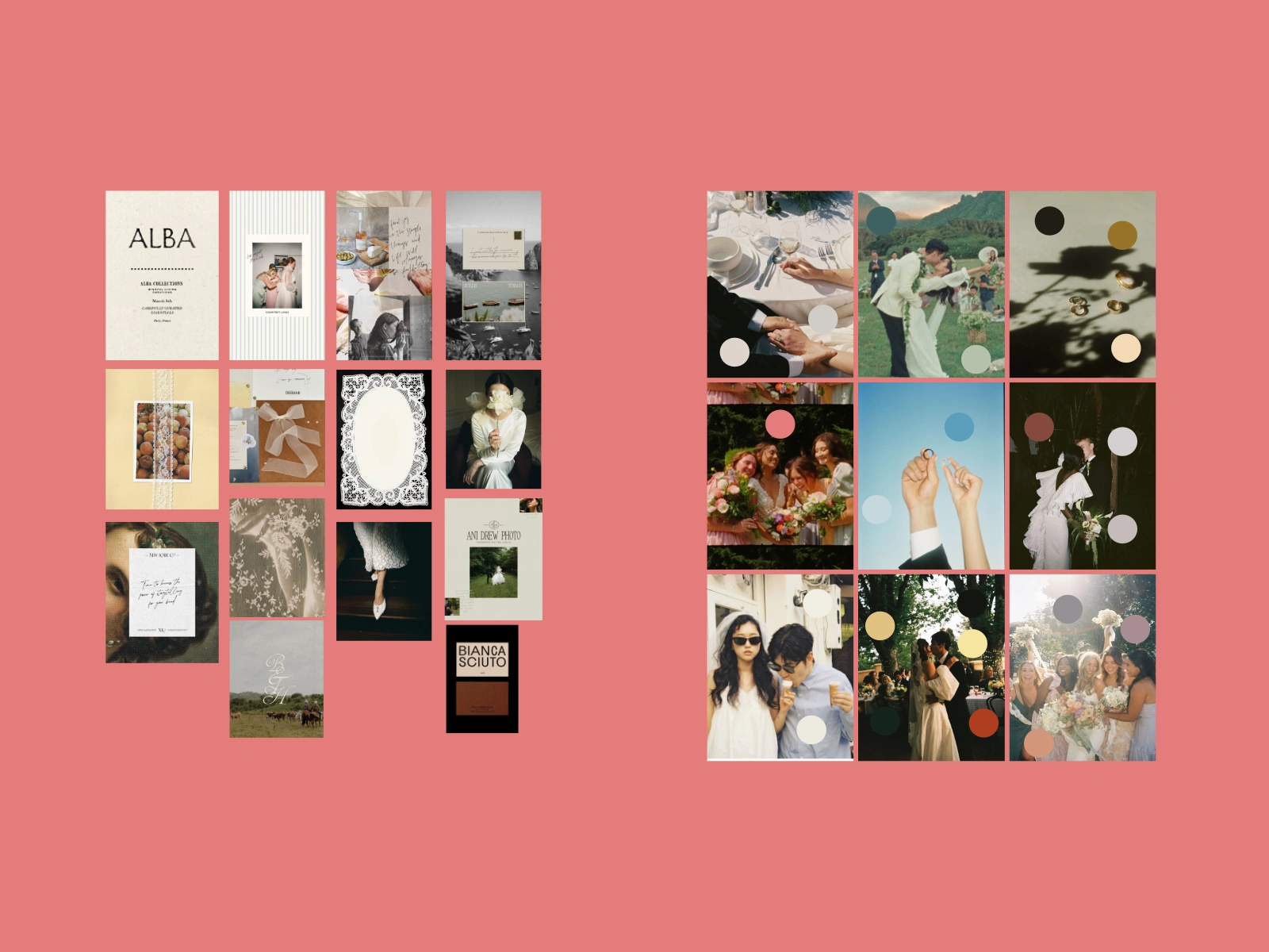 images found on pinterest-- used as concepts and inspiration