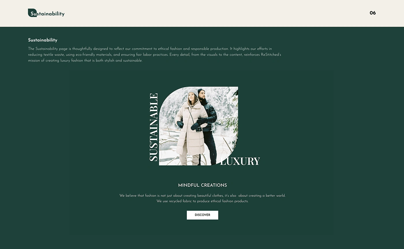 Sustainability Page