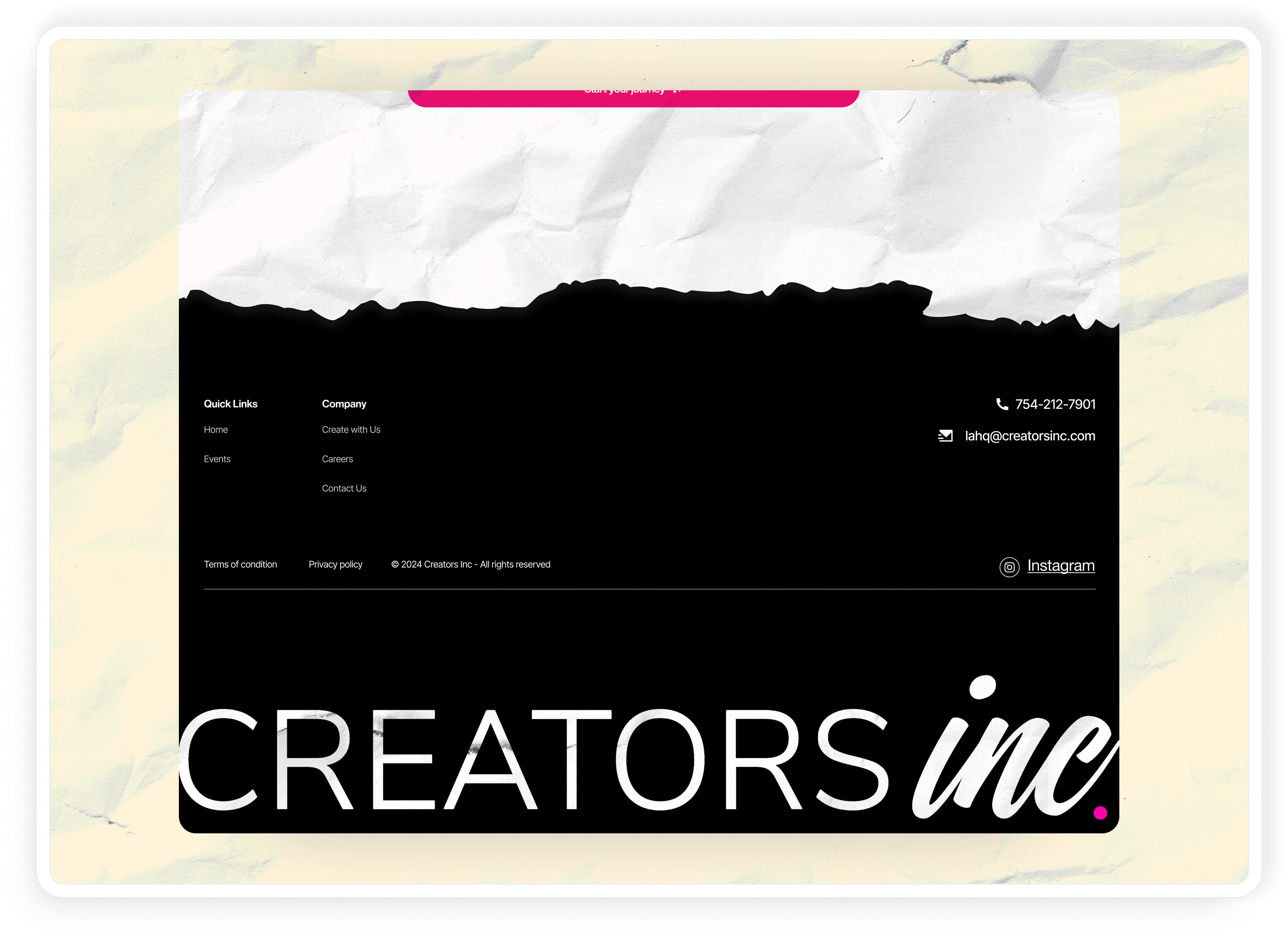 Footer UI