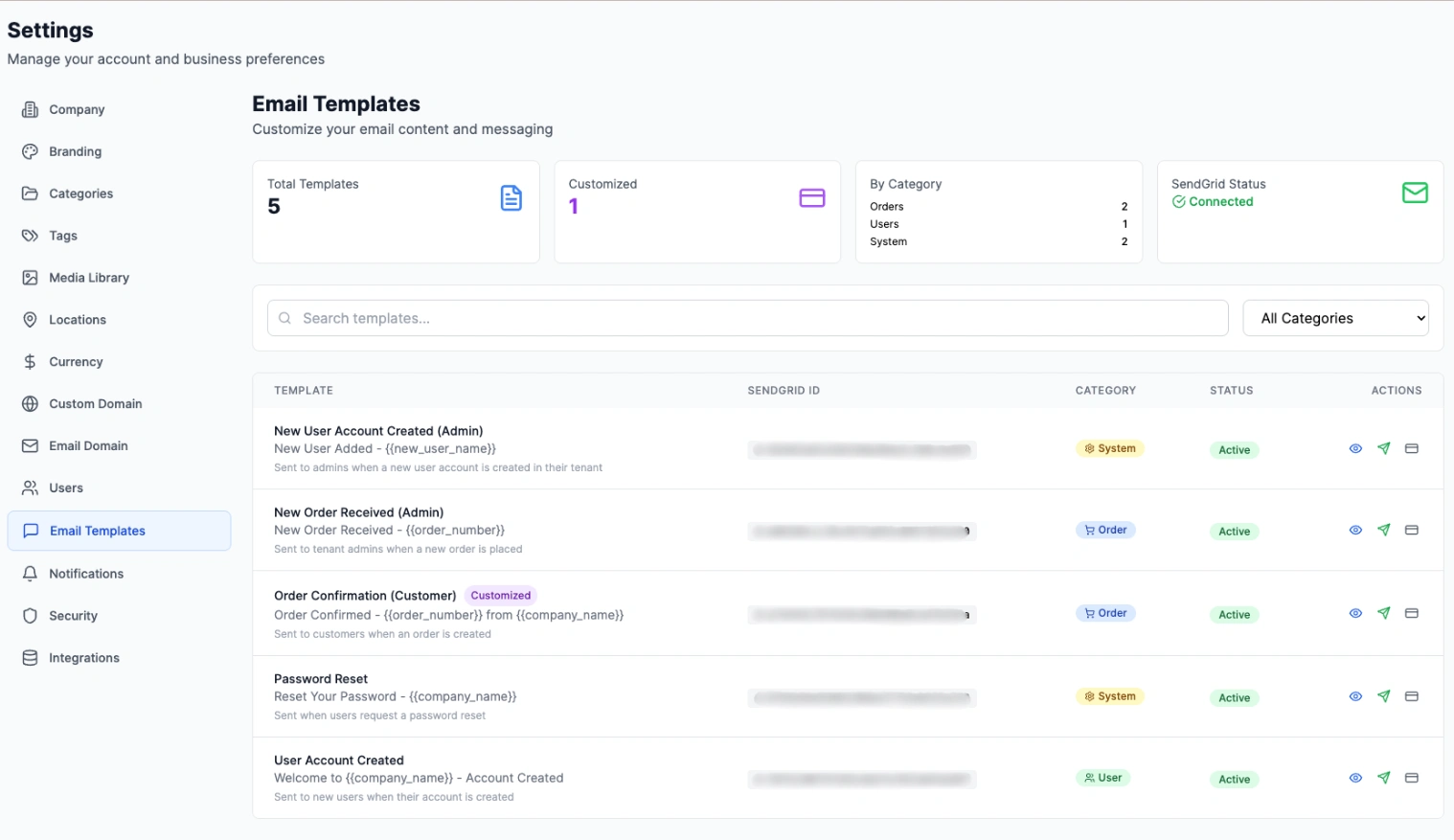 Email API intergration