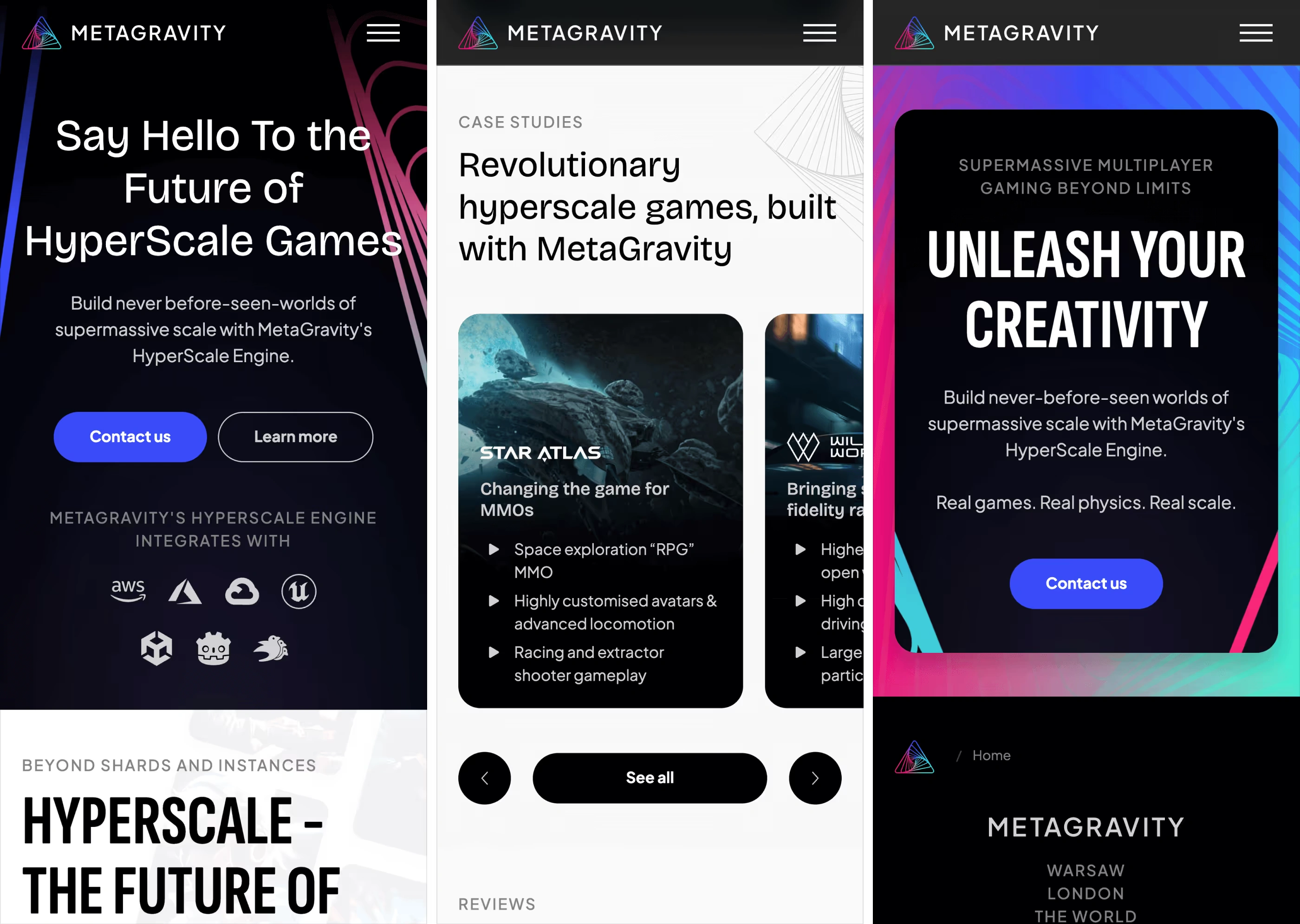 Preserving the desktop hierarchy with lighter, more natural mobile layouts.