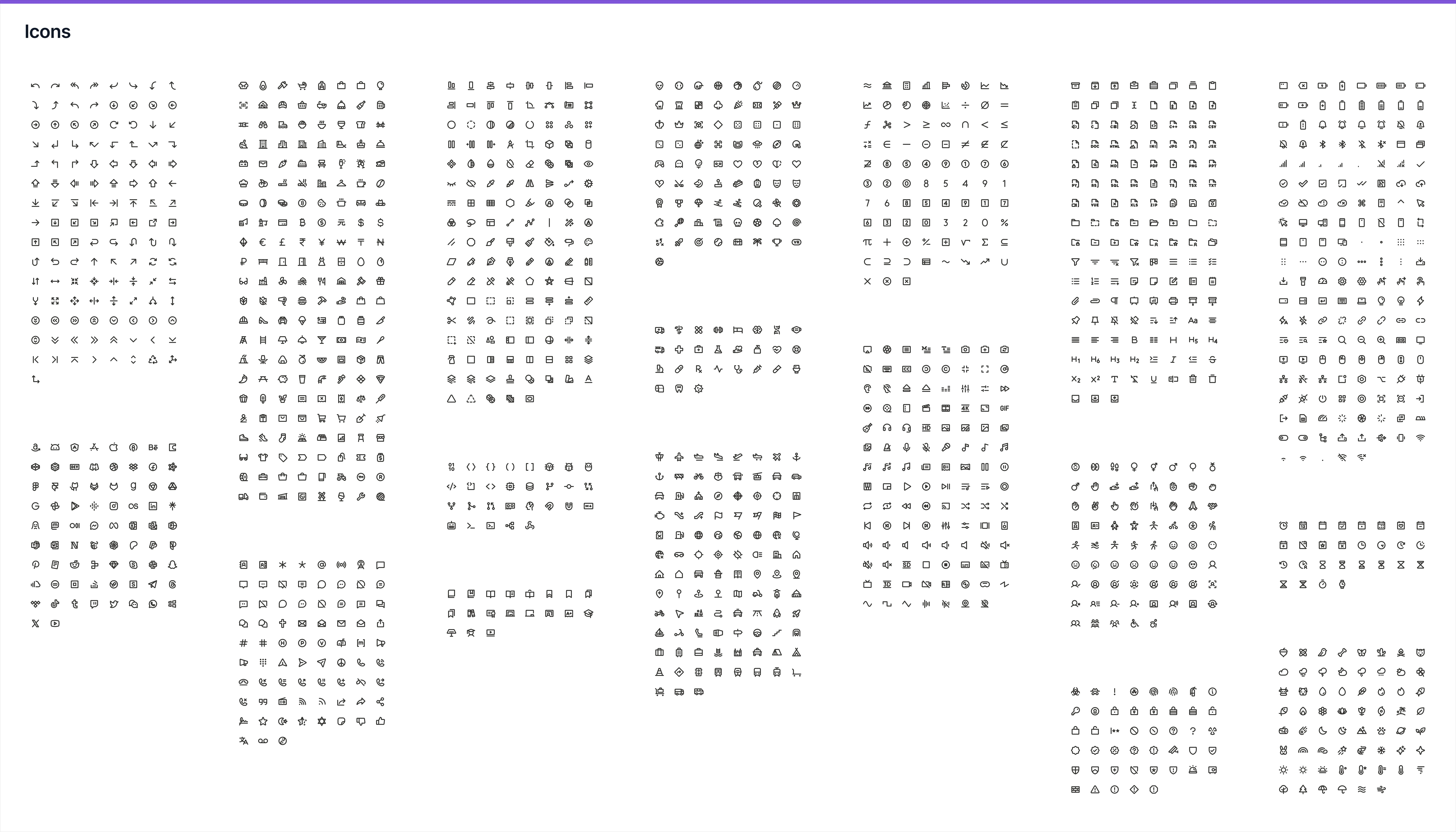 Icons / Design System