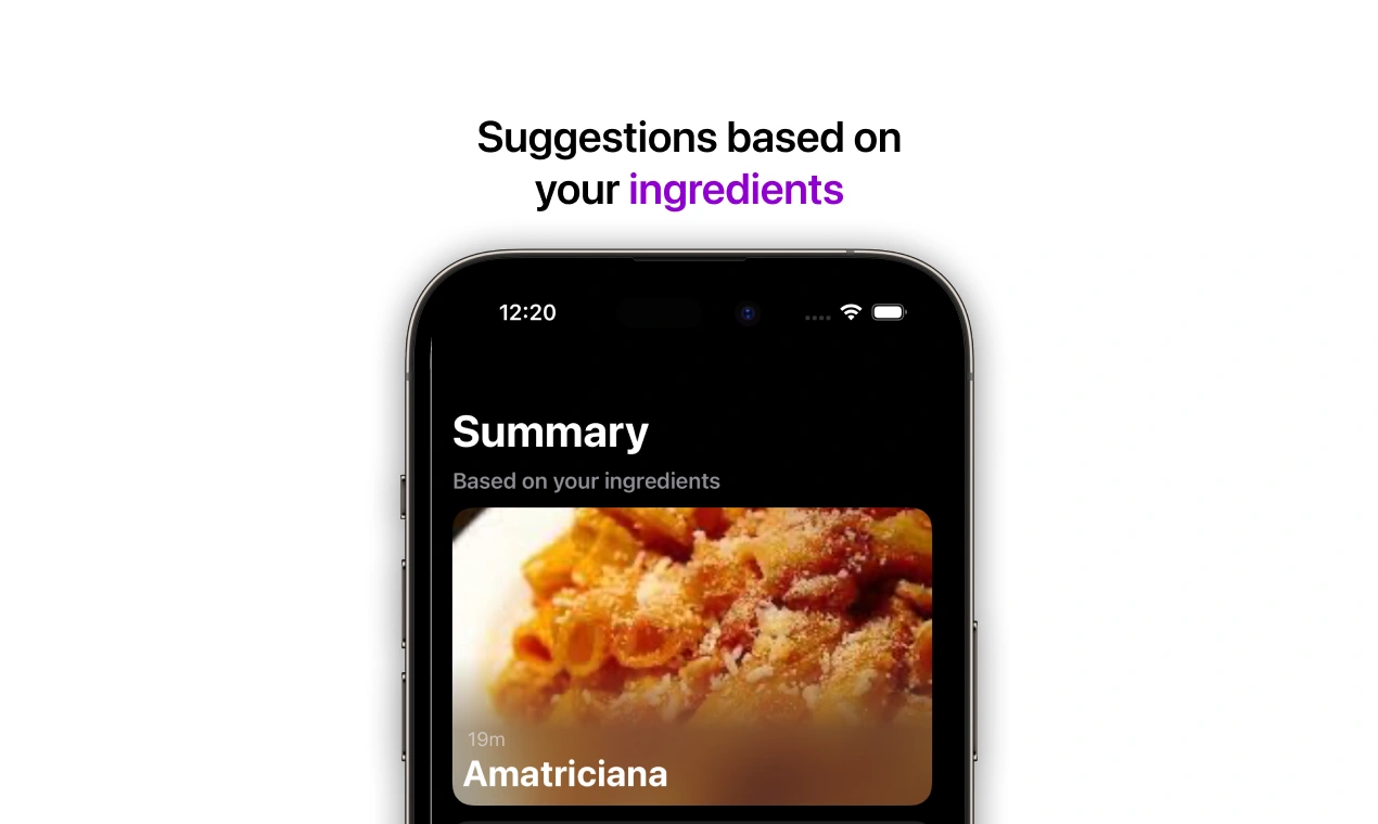 Suggested app page