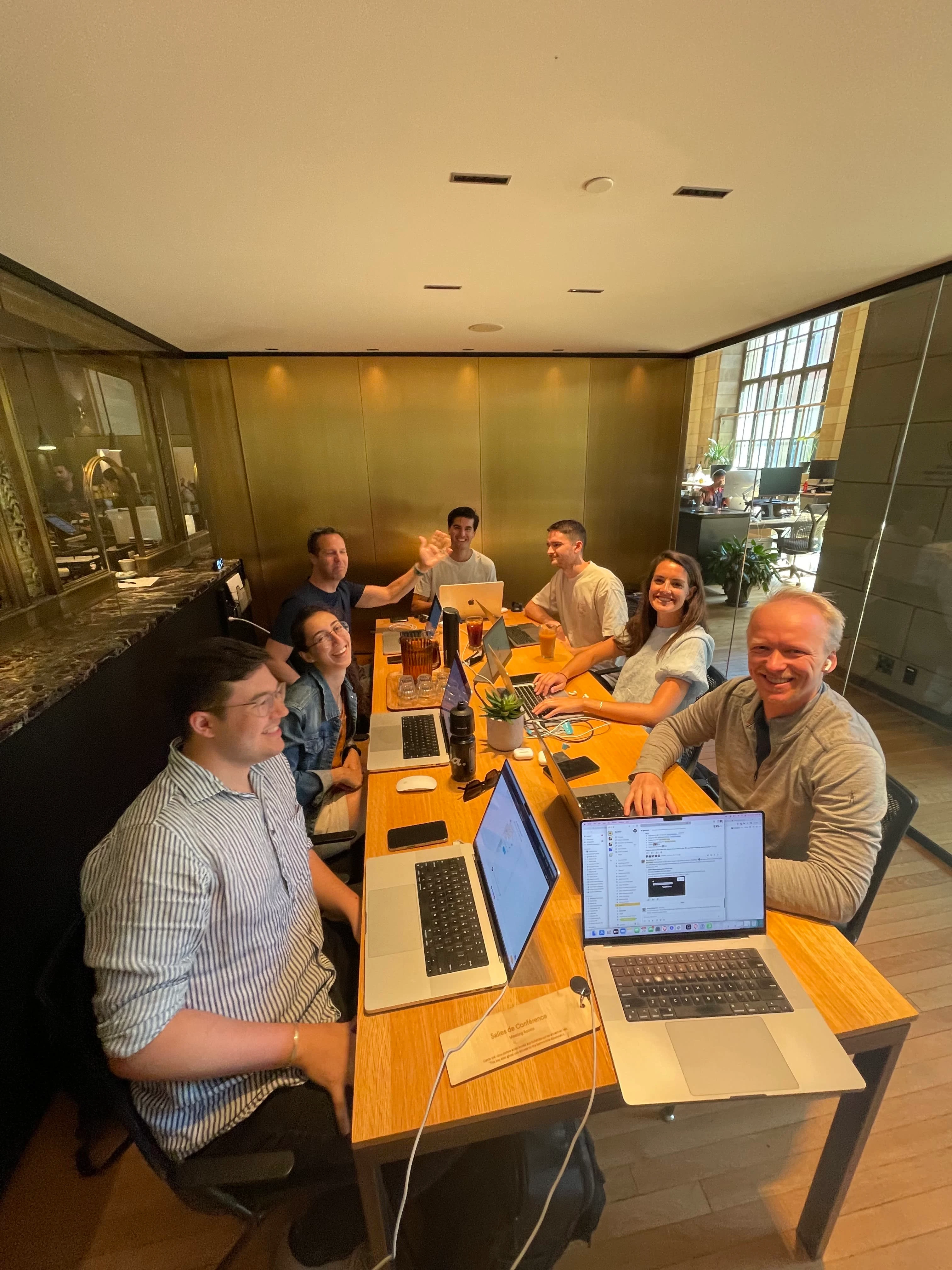 Joseph, Sevan, Doug, Ben, Matt, Allison & Gajus in Montreal 