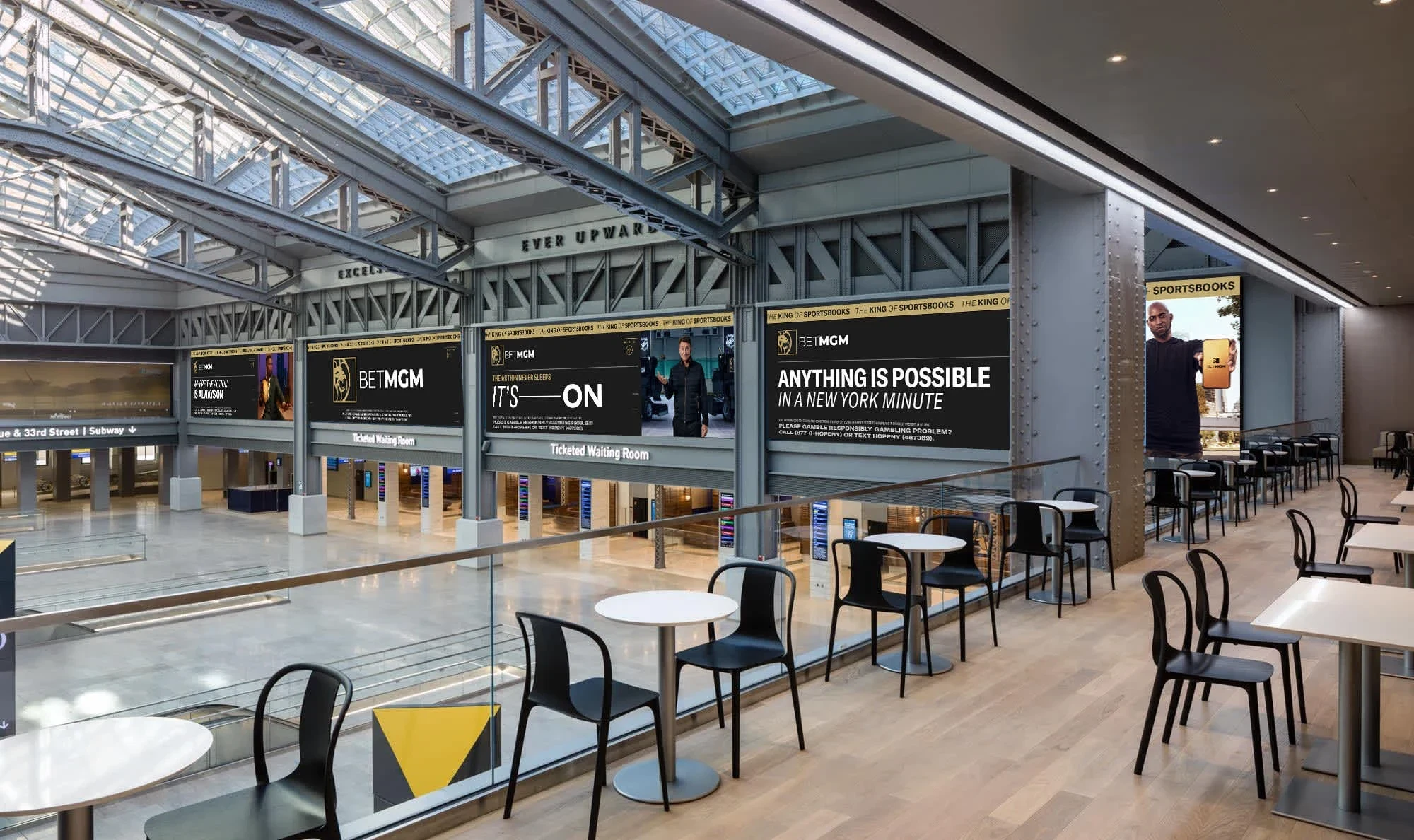 Rendering from the main train hall