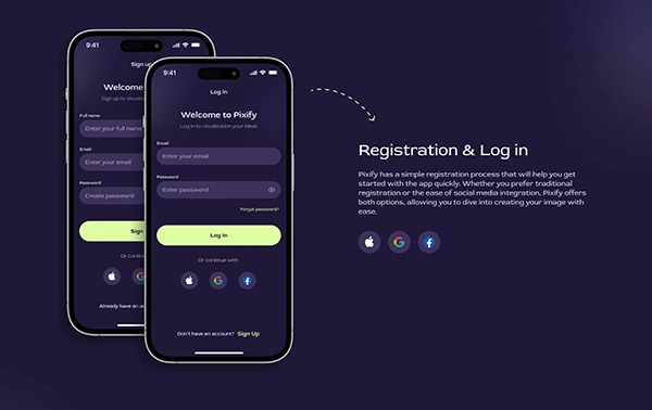 Registration. Login.