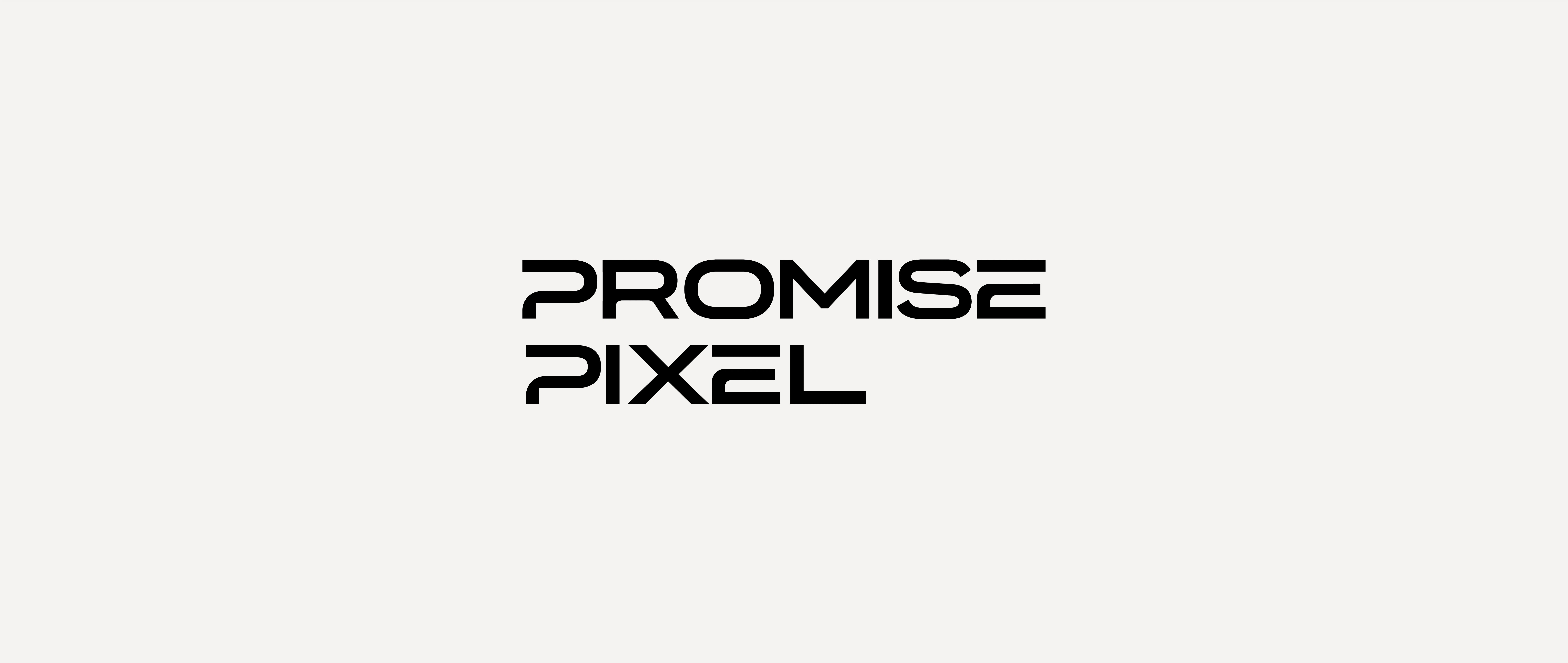 Logo concept for Promise Pixel, a creative design studio.