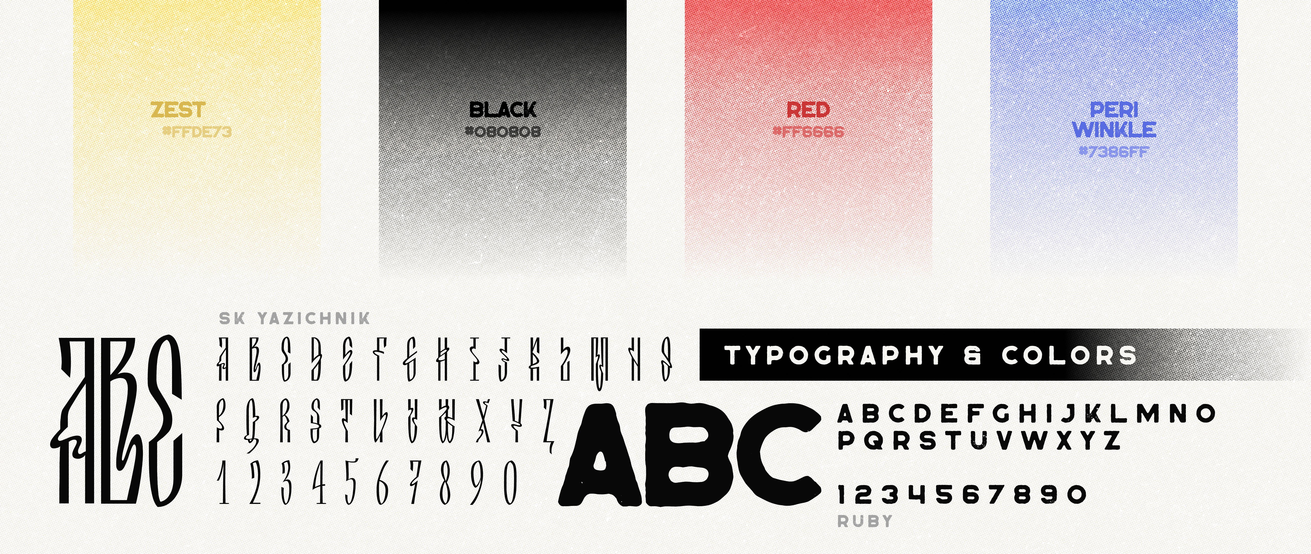 Typography & Color Palette