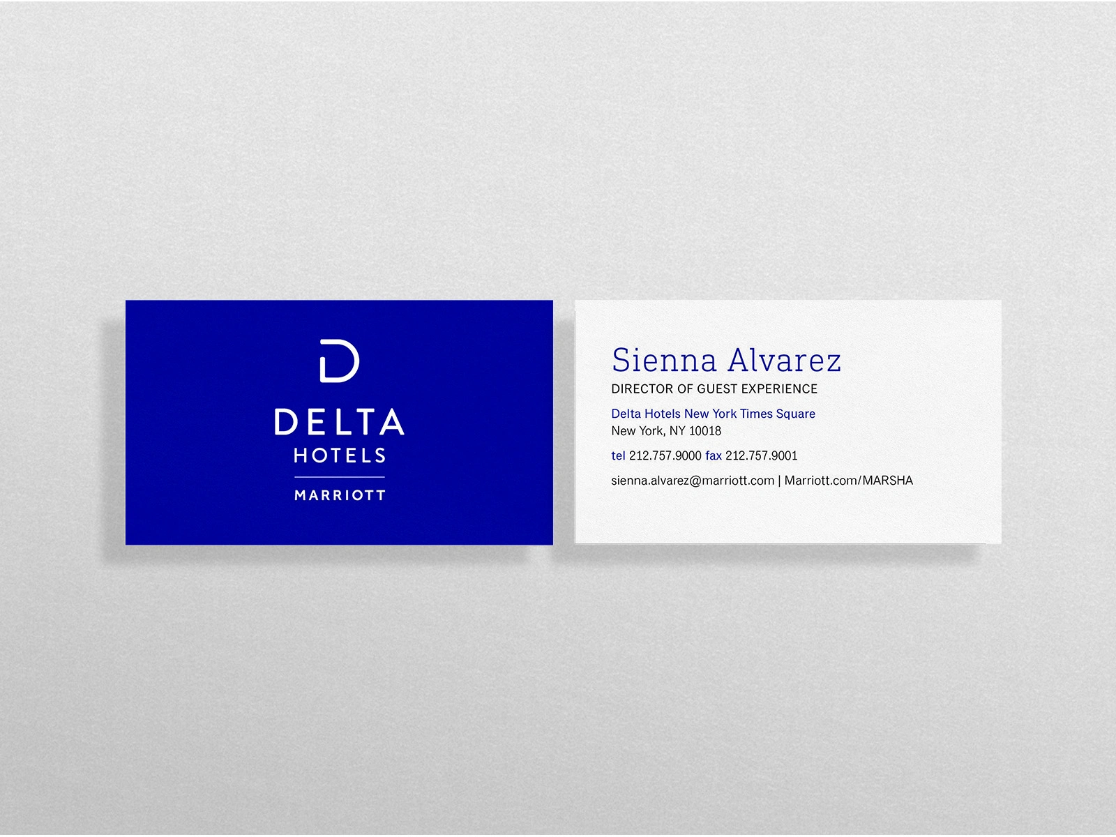 Business Card; part of the larger stationary suite