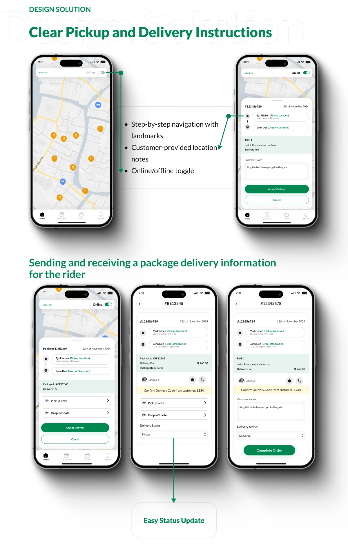 Navigation with Landmark Integration