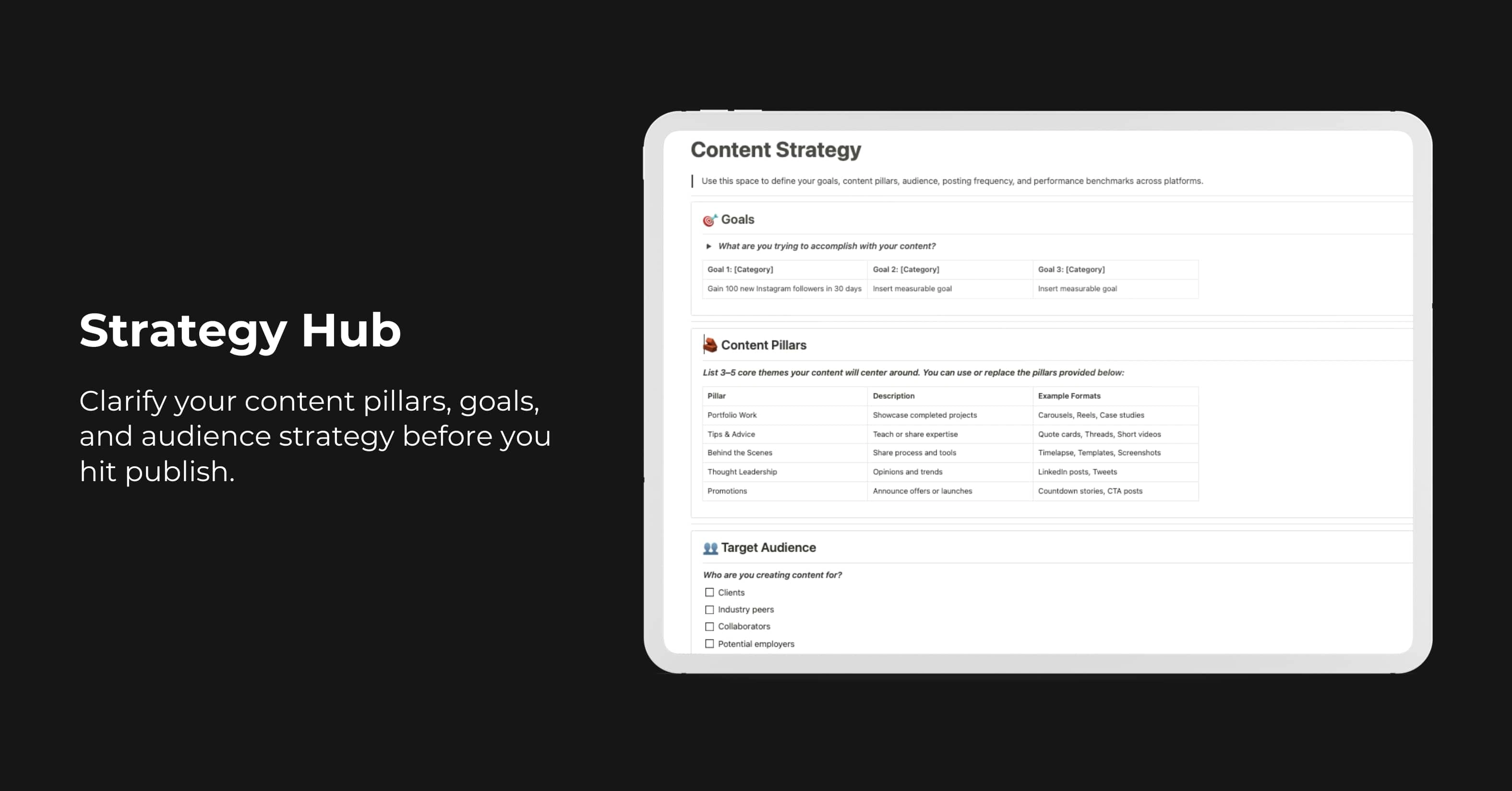Content Strategy & Pillars