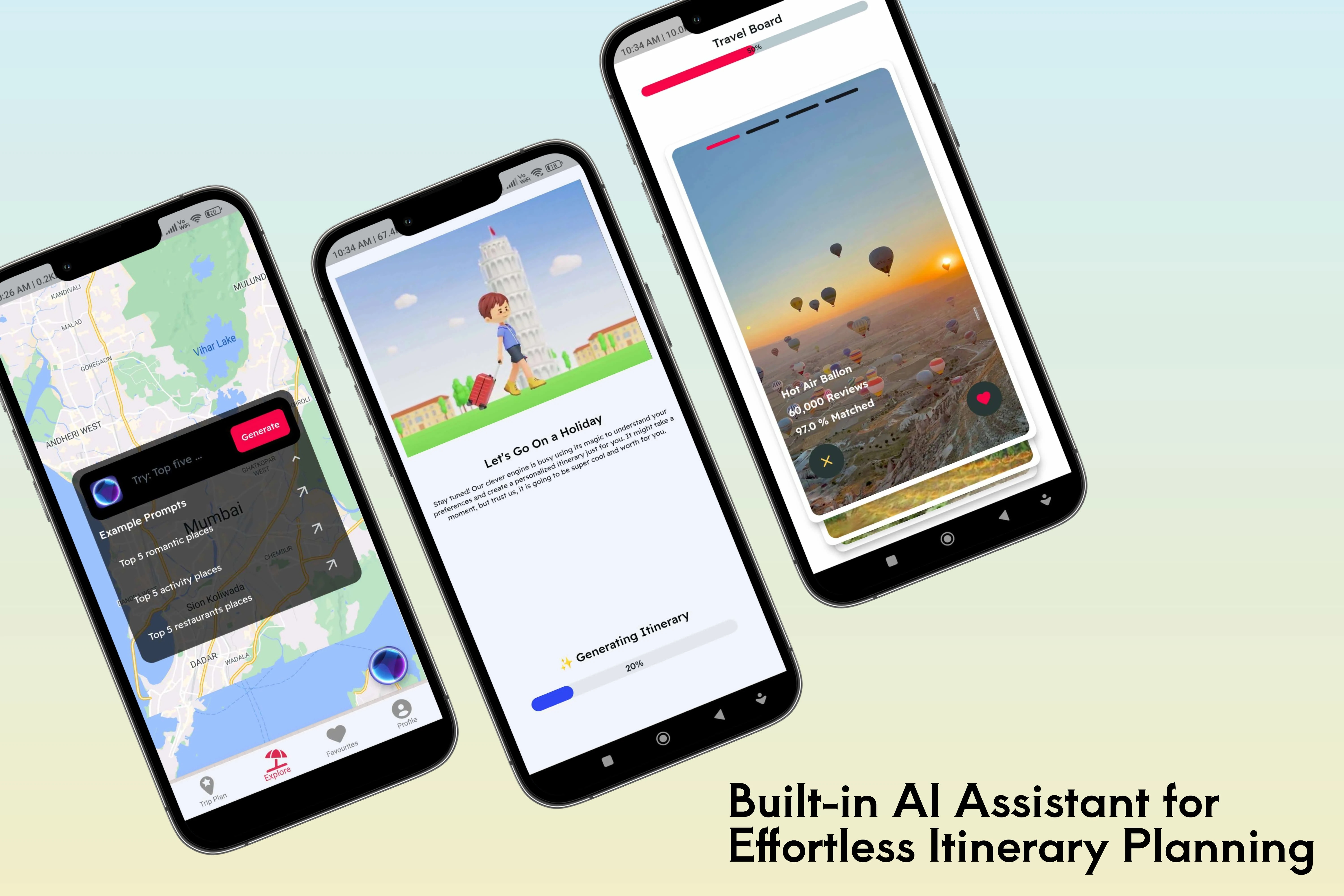 Flutterflow AI Travel App
