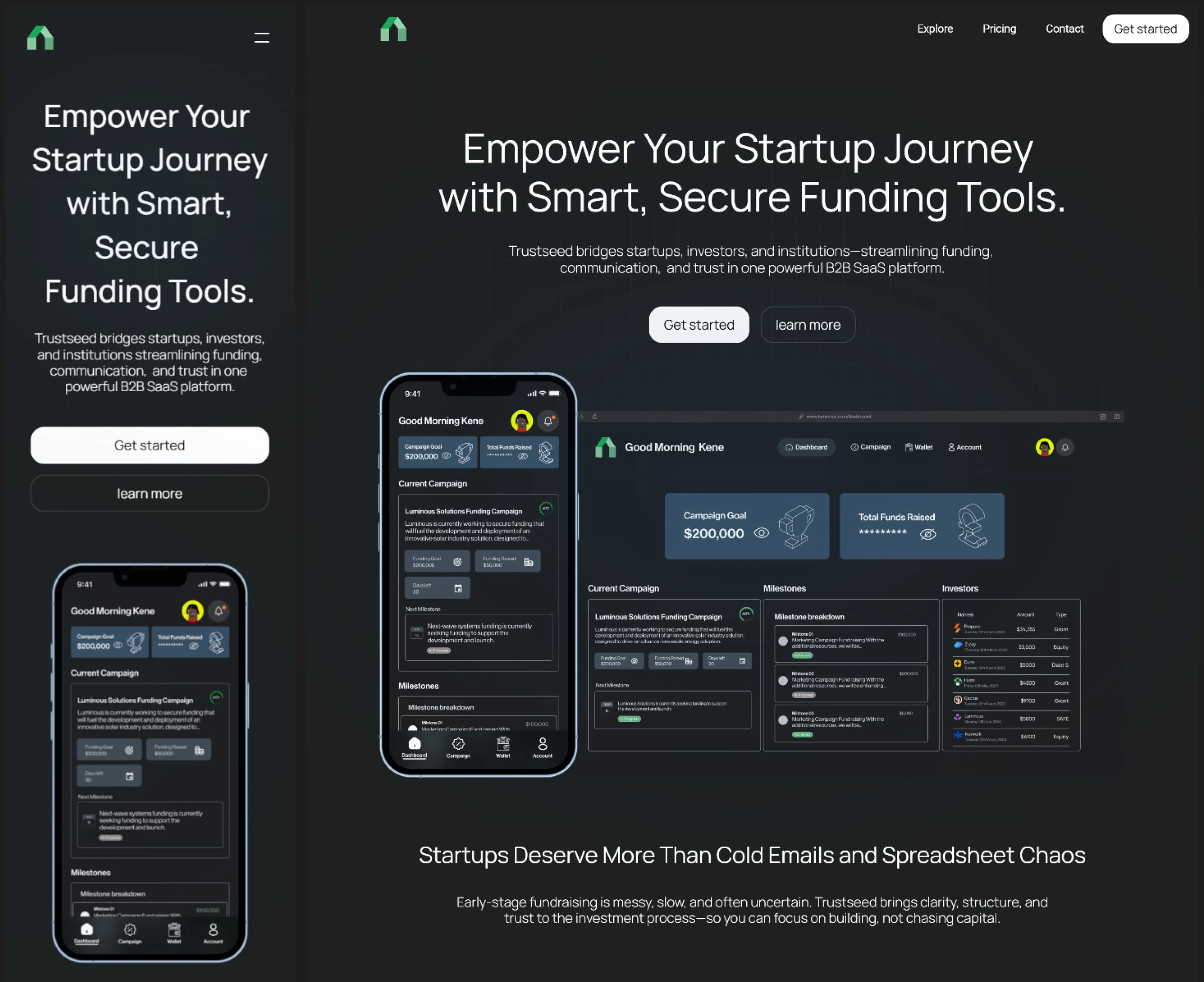 HERO LAYOUT DESKTOP AND MOBILE 