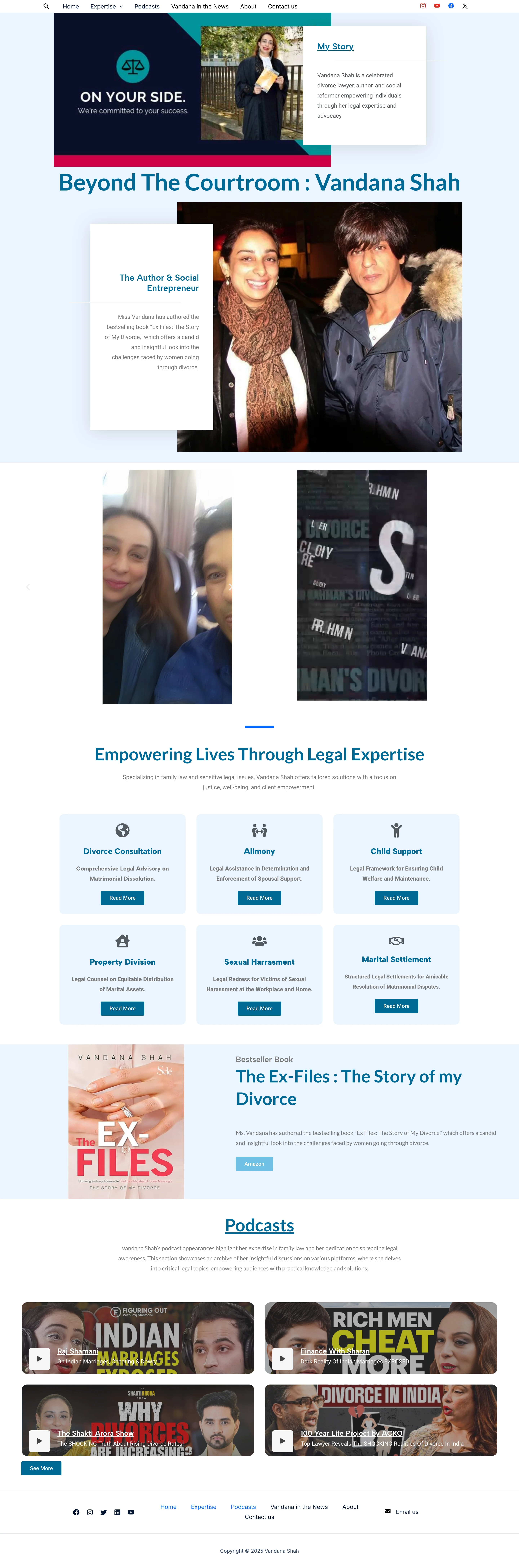 Original Website vandanashah.com