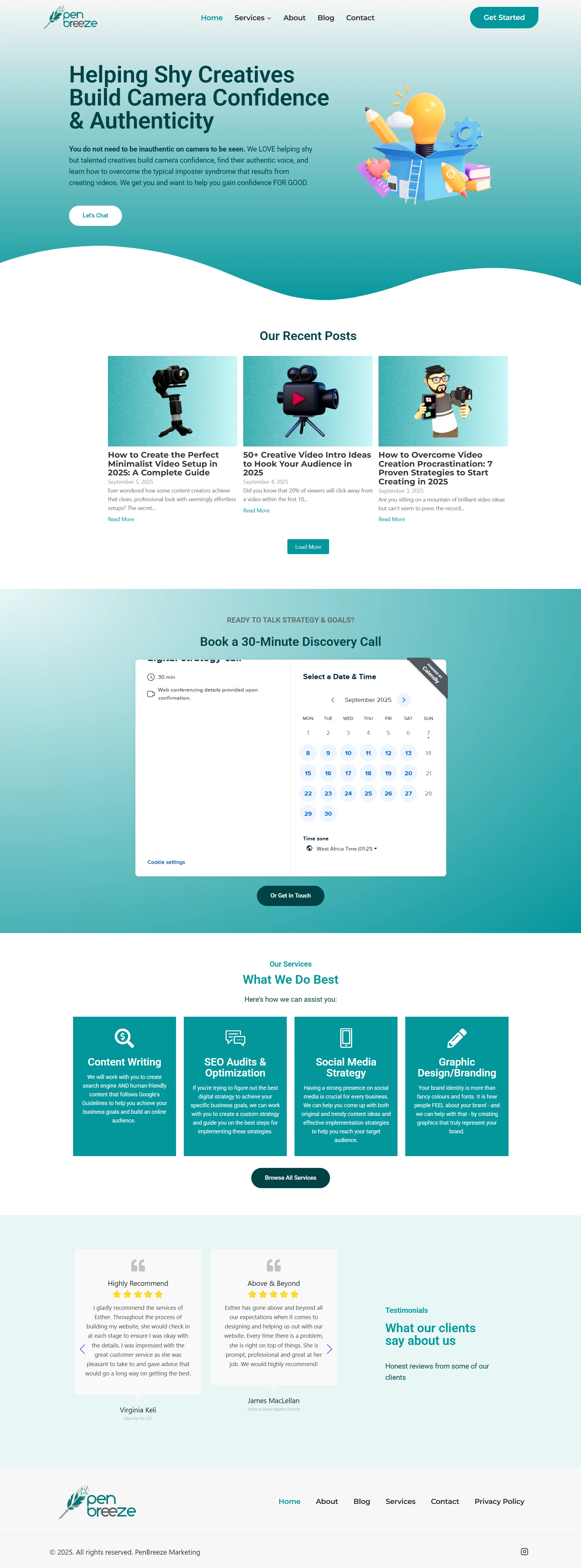 OLD WEBSITE DESIGN/LAYOUT