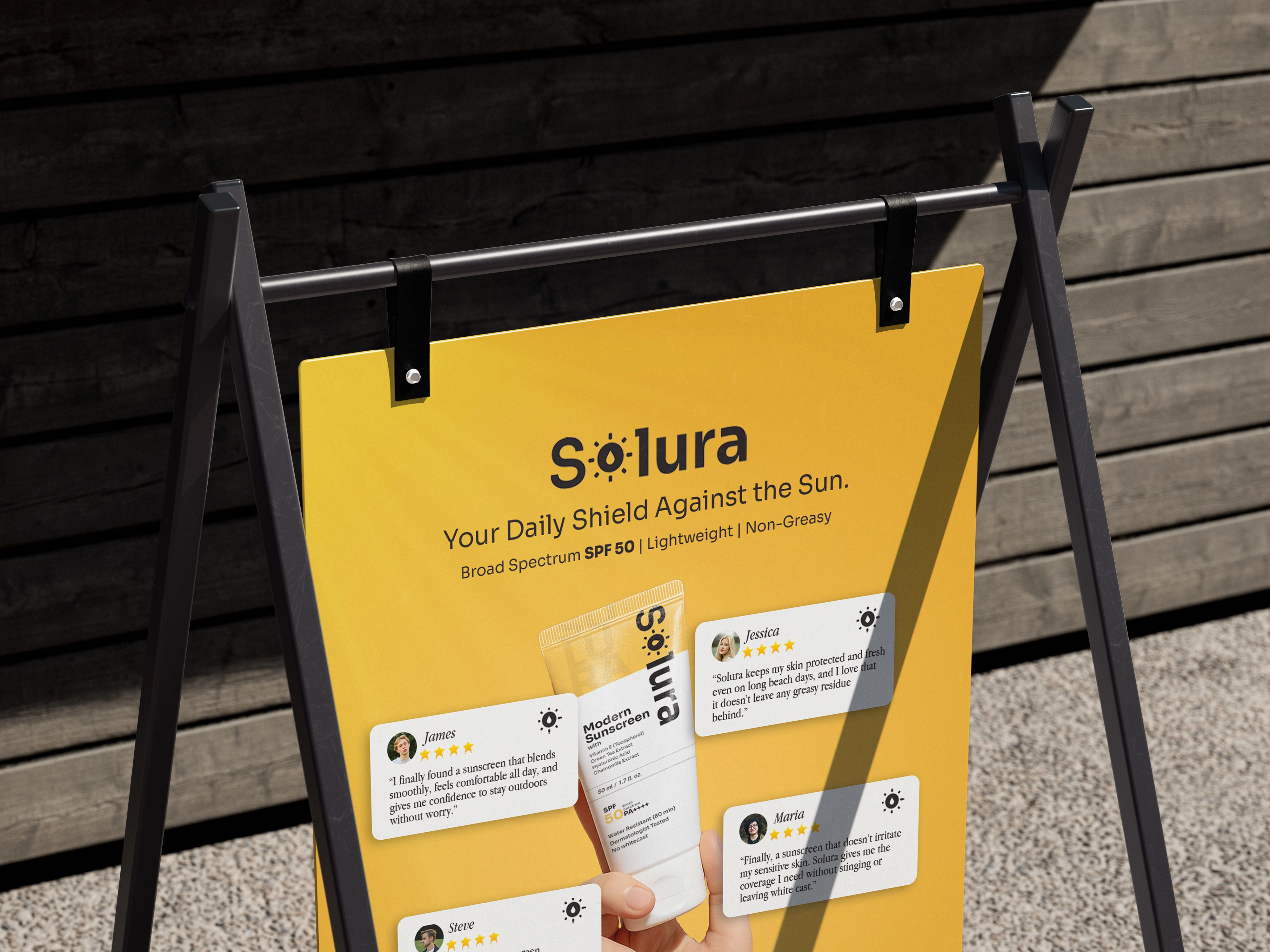 Advertising post design