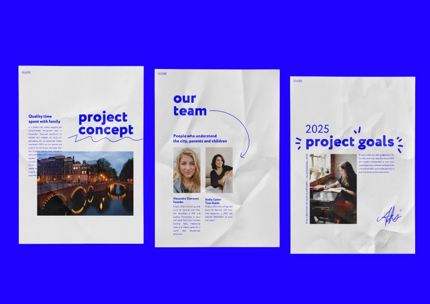 Brand typefaces combined with hand-drawn illustrations used to highlight key accents