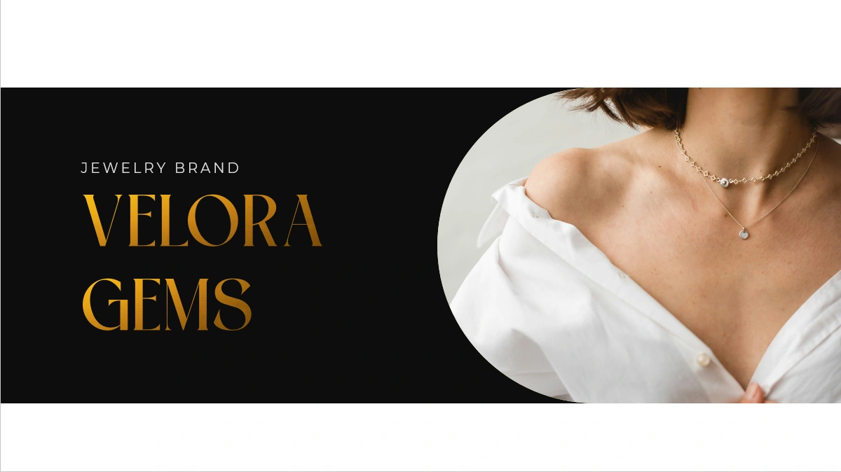 Jewelry brand Presentation Cover