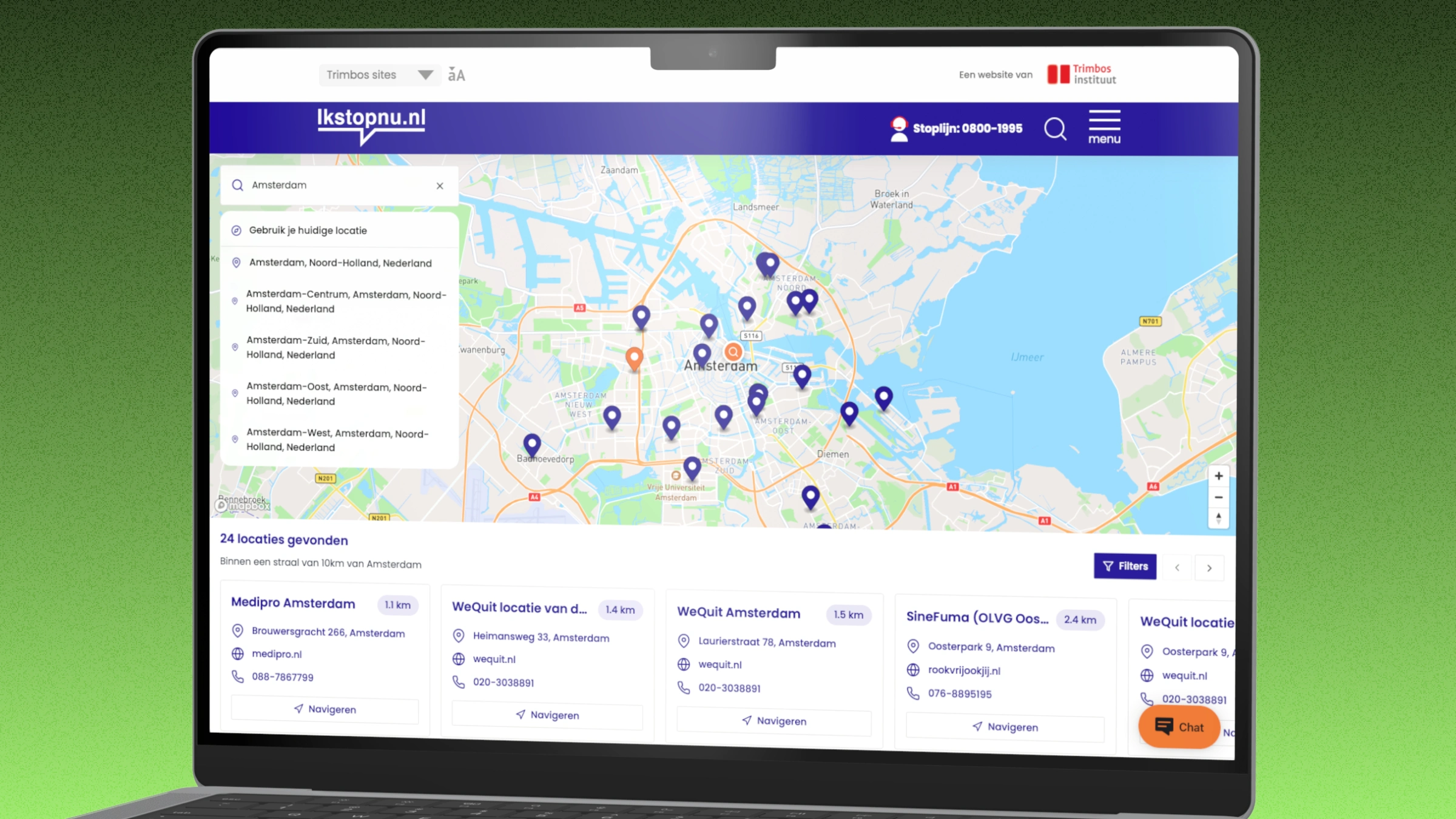 Interactive design that allowed for search