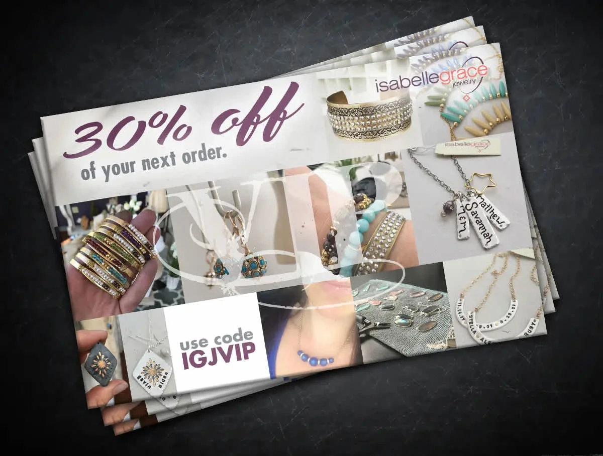 Postcard Front - Layout done in InDesign and photo enhancements done in Photoshop.