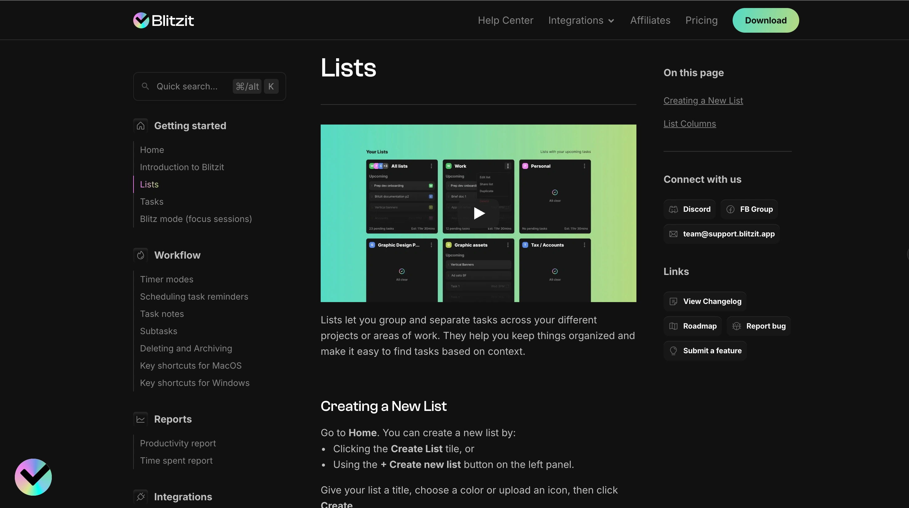 Blitzit's Help Center