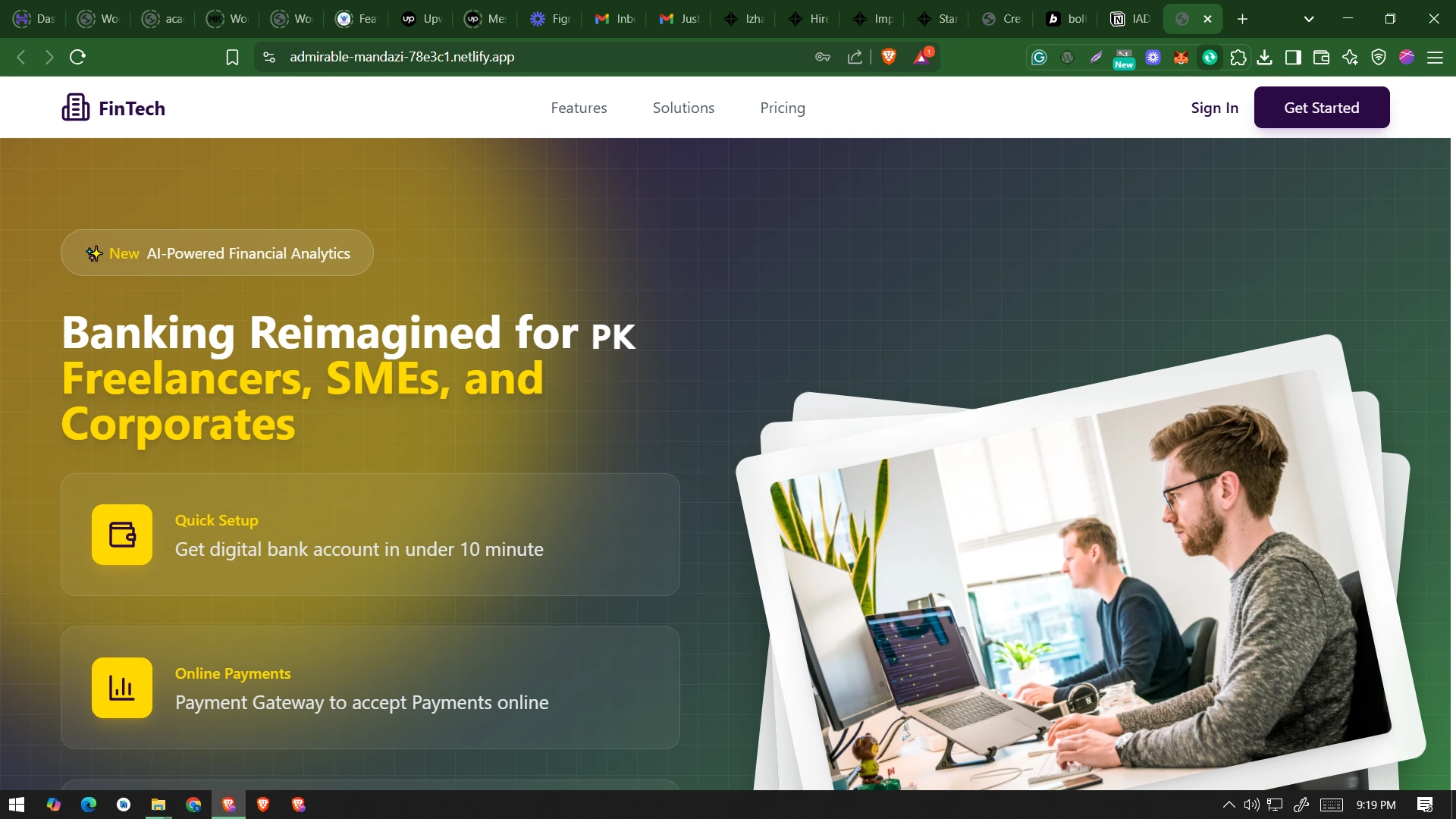 Financial Technology Solution for Pakistan