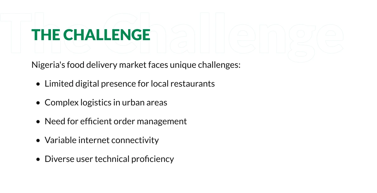 Understanding Nigeria's Unique Food Delivery Landscape