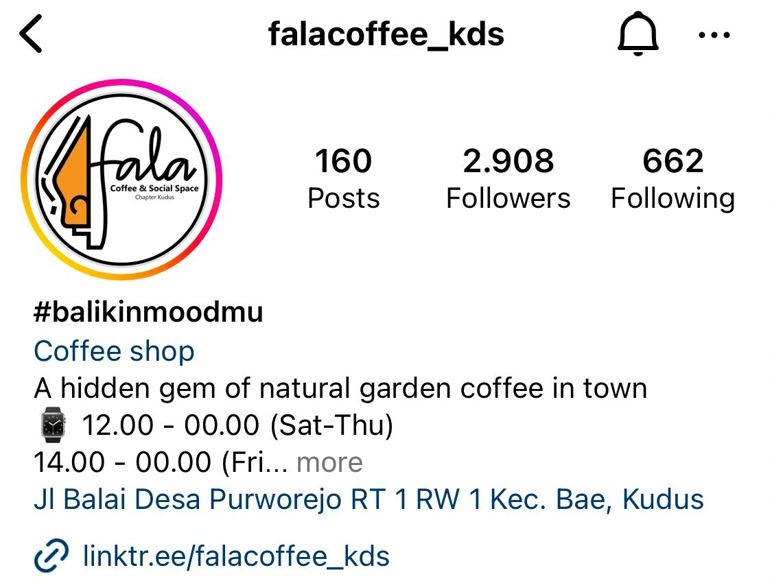 Fala Coffee Instagram Account