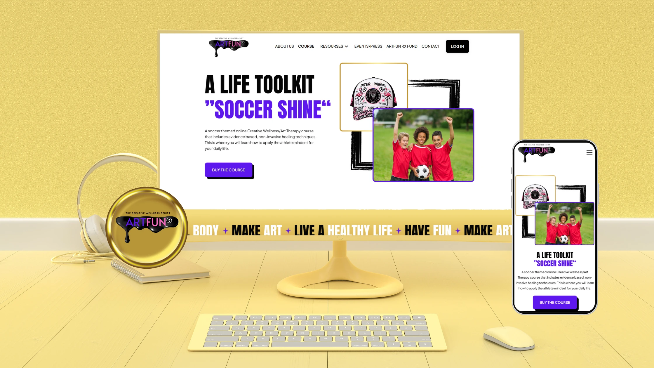 Desktop & Mobile layout