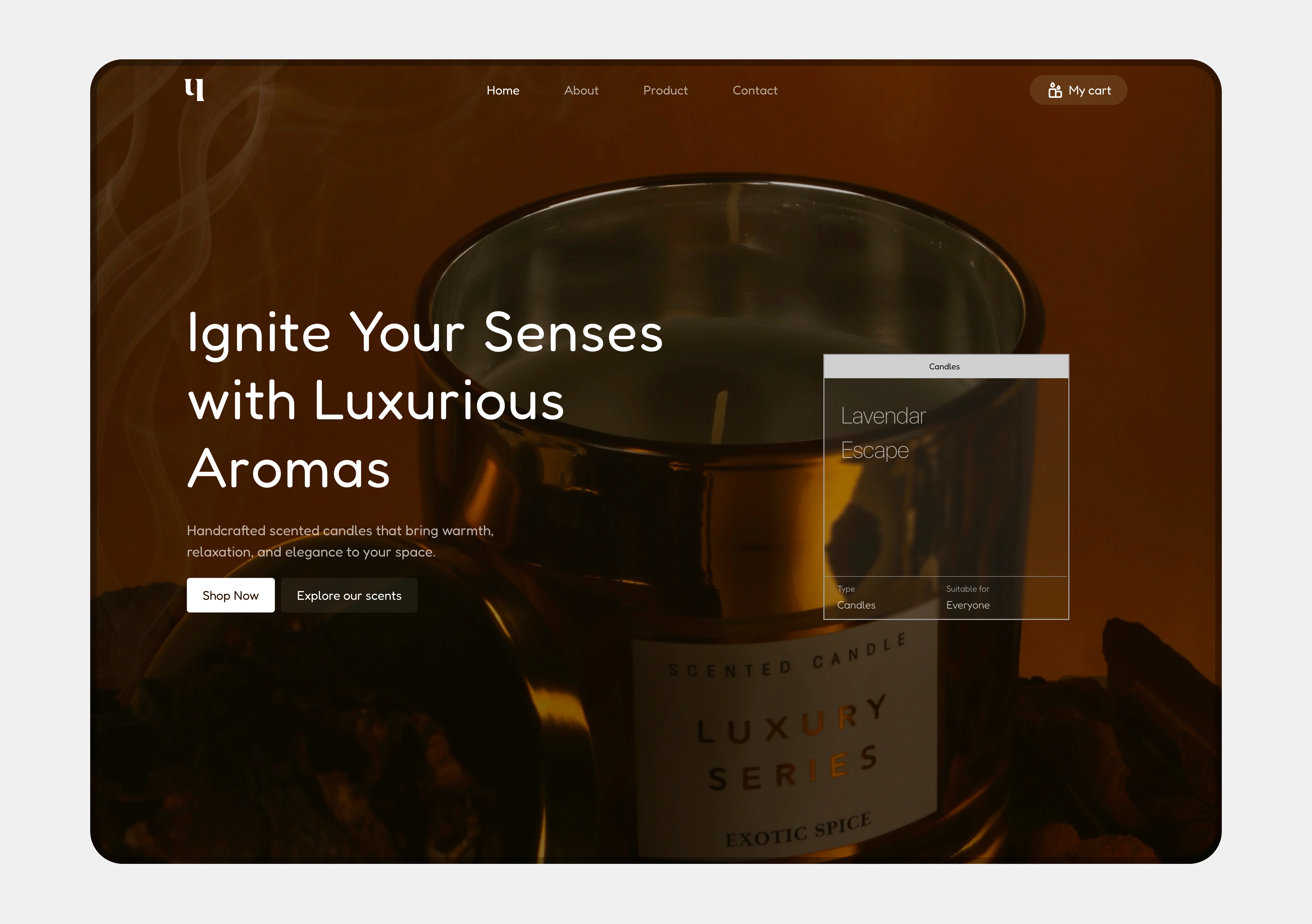 FIRST ITERATION OF HERO SECTION WITHOUT ABOUT US CARD