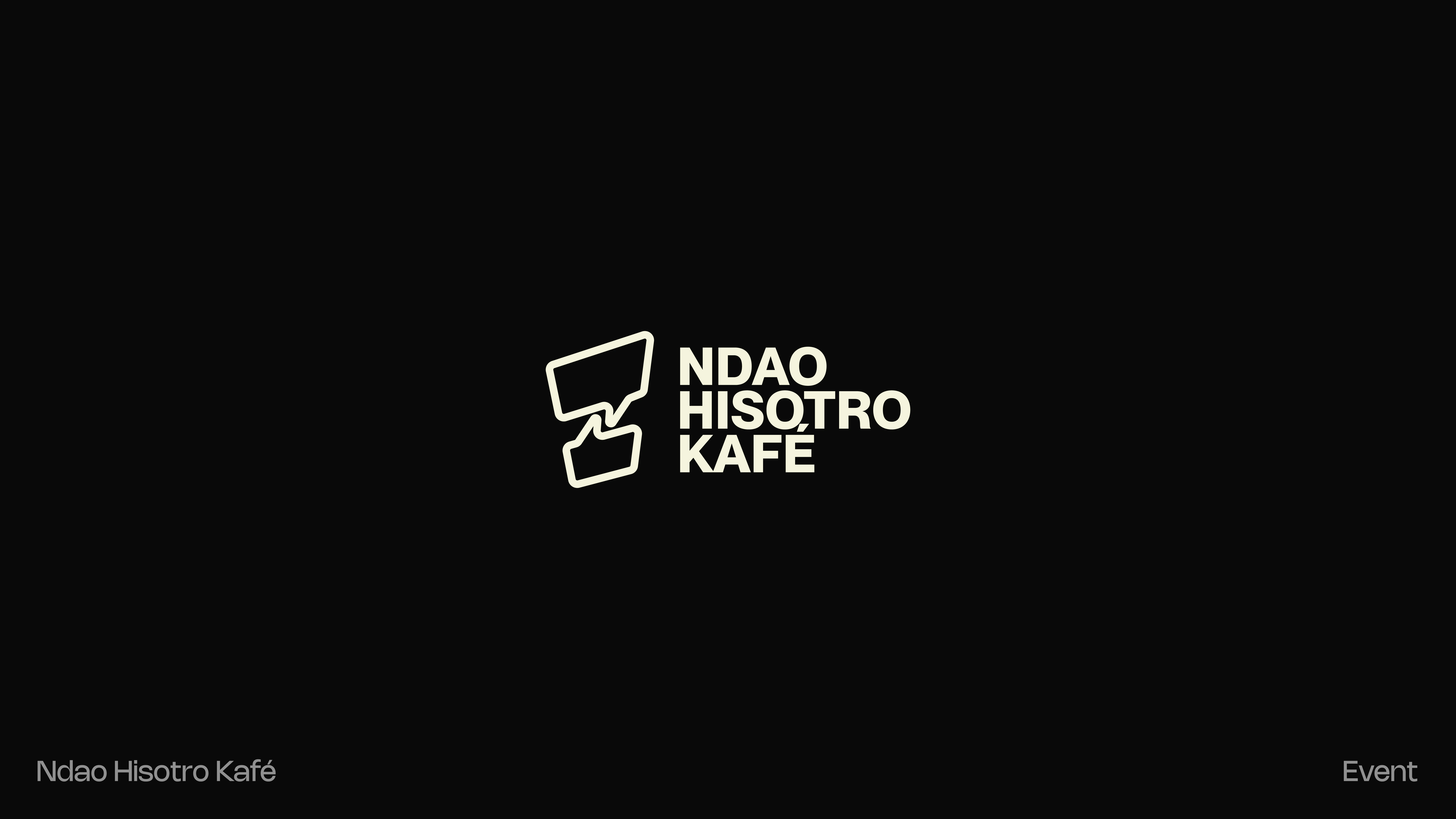 Ndao Hisotro Kafé - Created for a talk show here in Madgascar gathering creatives and different artist around Madagascar 