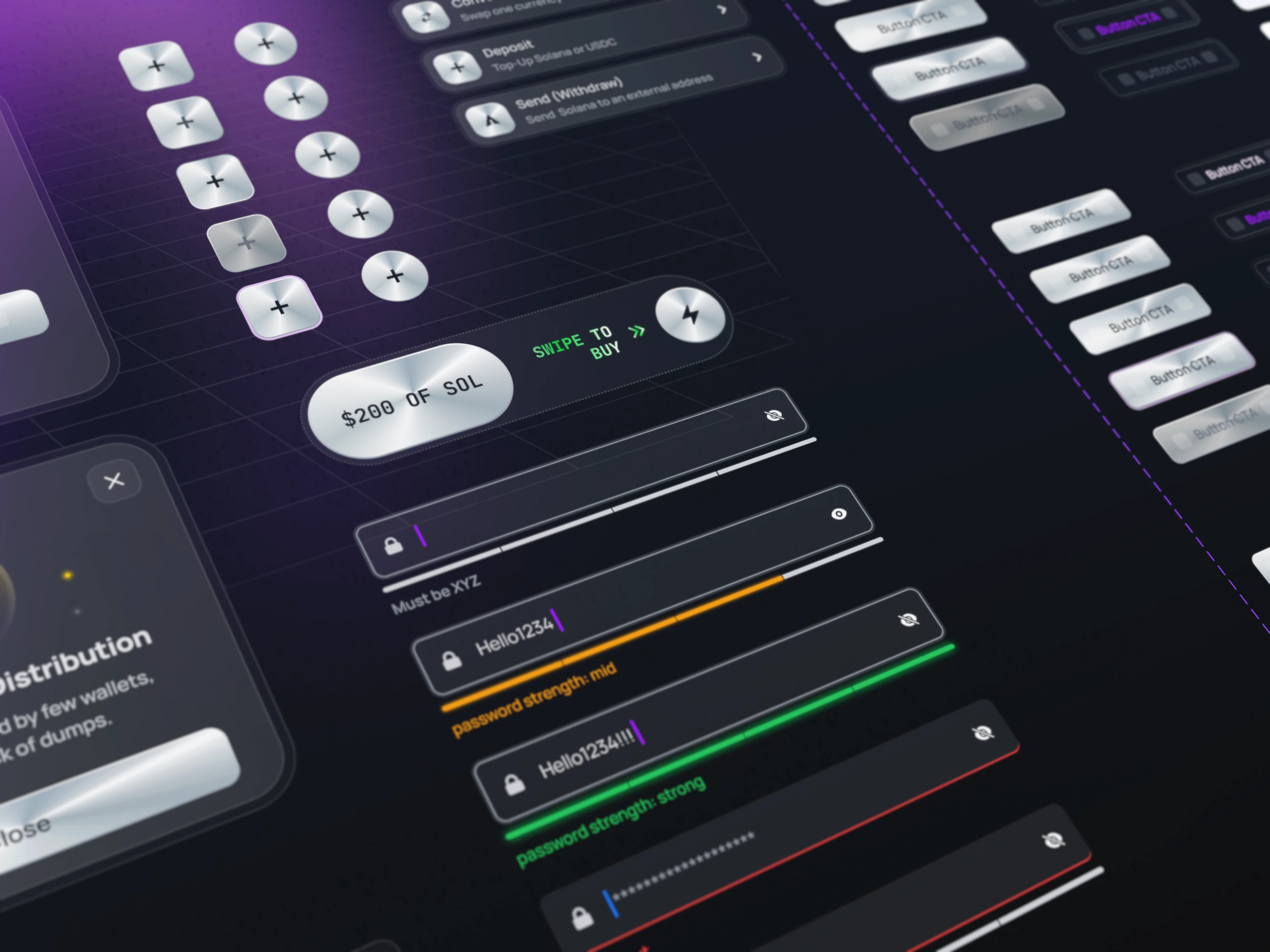 Design System - An Extensive design system with over 2000 components was set up for clarity and scale