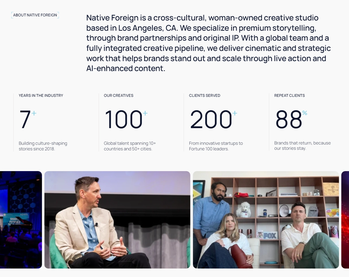 About Native Foreign (Section)