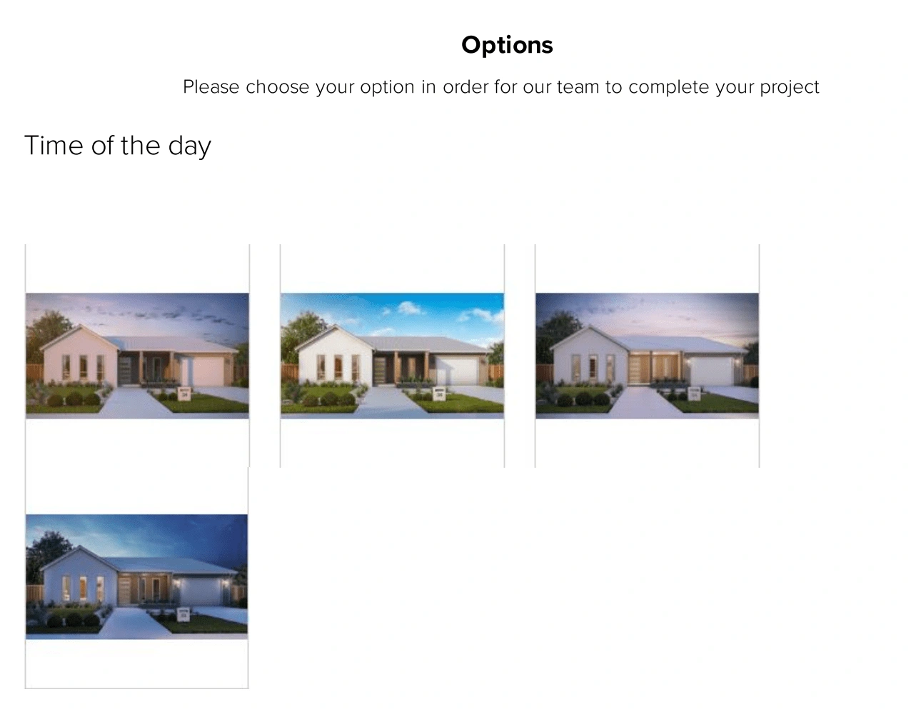 3D Rendering Questionnaire | Luminosity choice