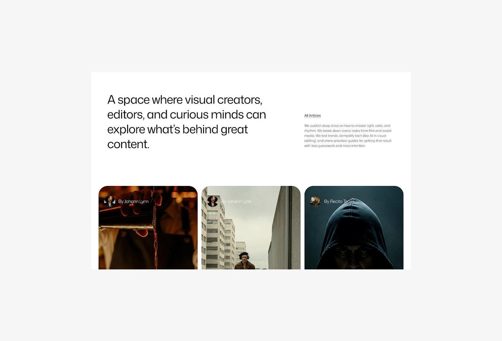 Blog Section