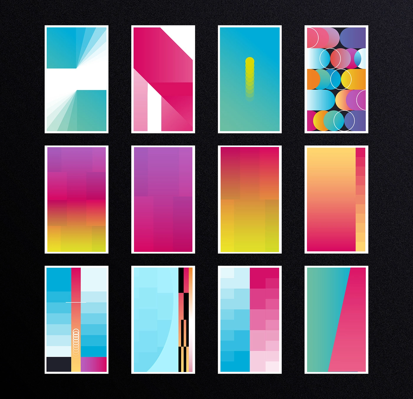 Design of On-Site Distribution Assets: Vector posters and informative postcards created to complement the physical event experience and guide attendees.