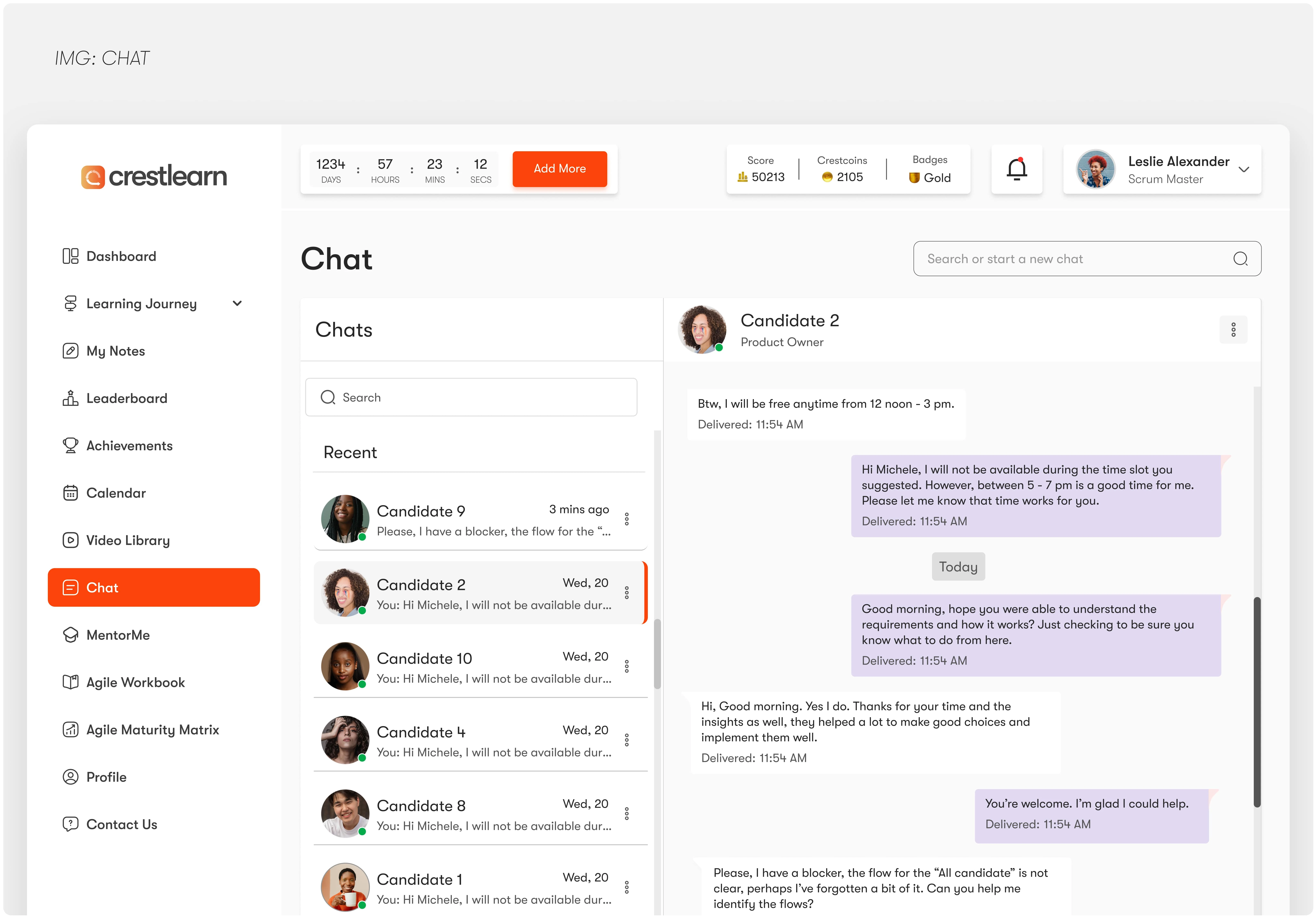 Chat Feature
