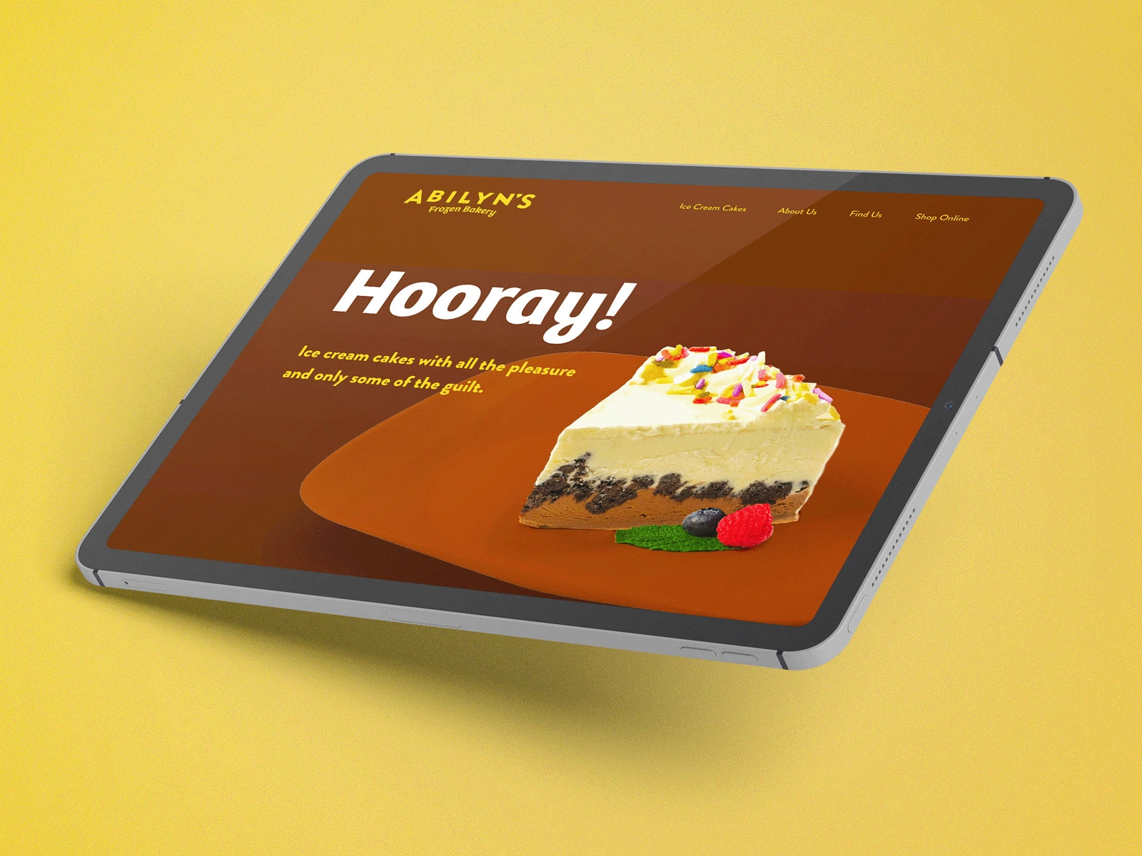 Landing page design