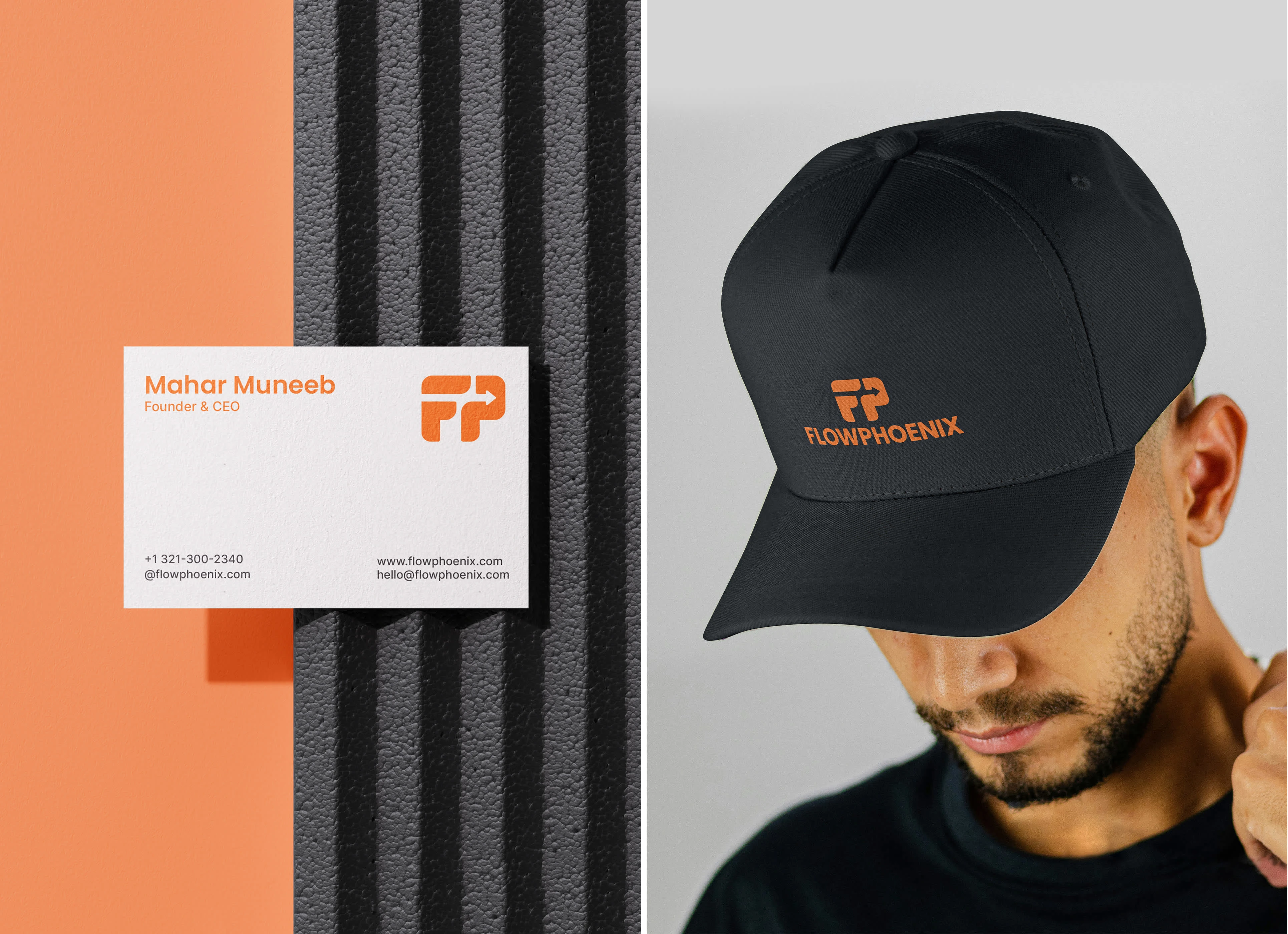 Business Card & Office Cap (Brand In Action)