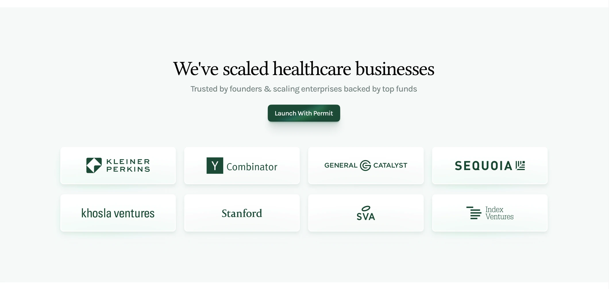 Trust & Validation Section