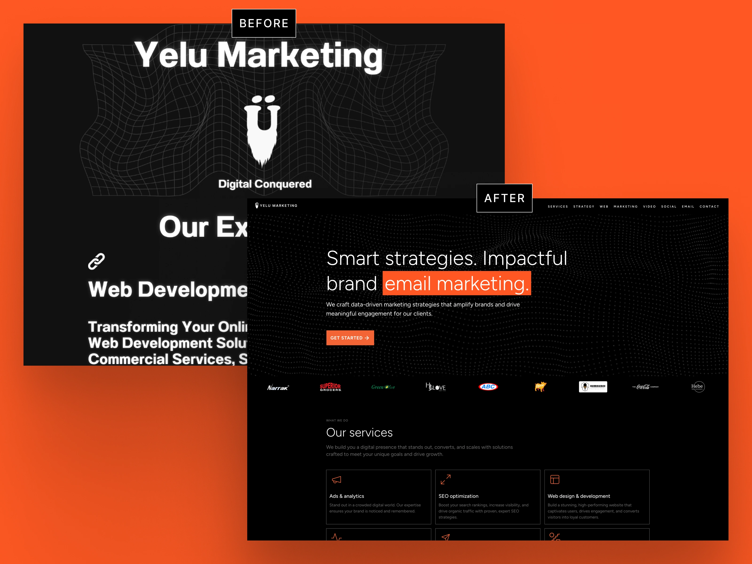 A deliberate and decisive design update to convey confidence and trust.