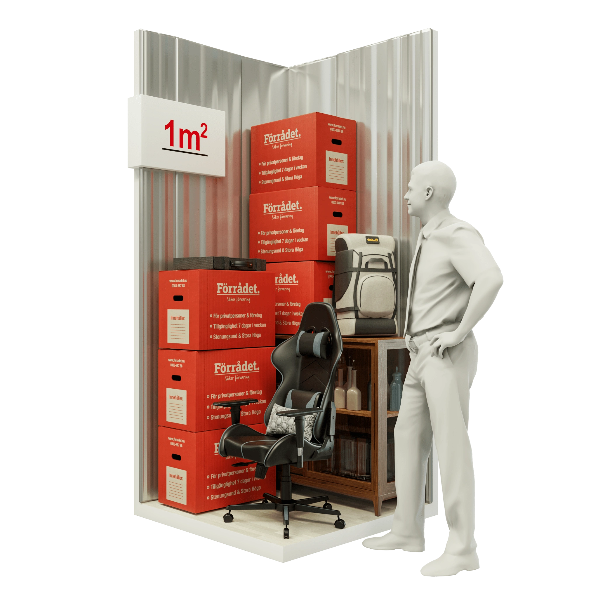 1sqm Self-Storage Unit