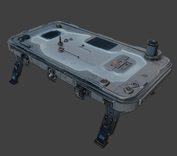 Hover Table in Blender