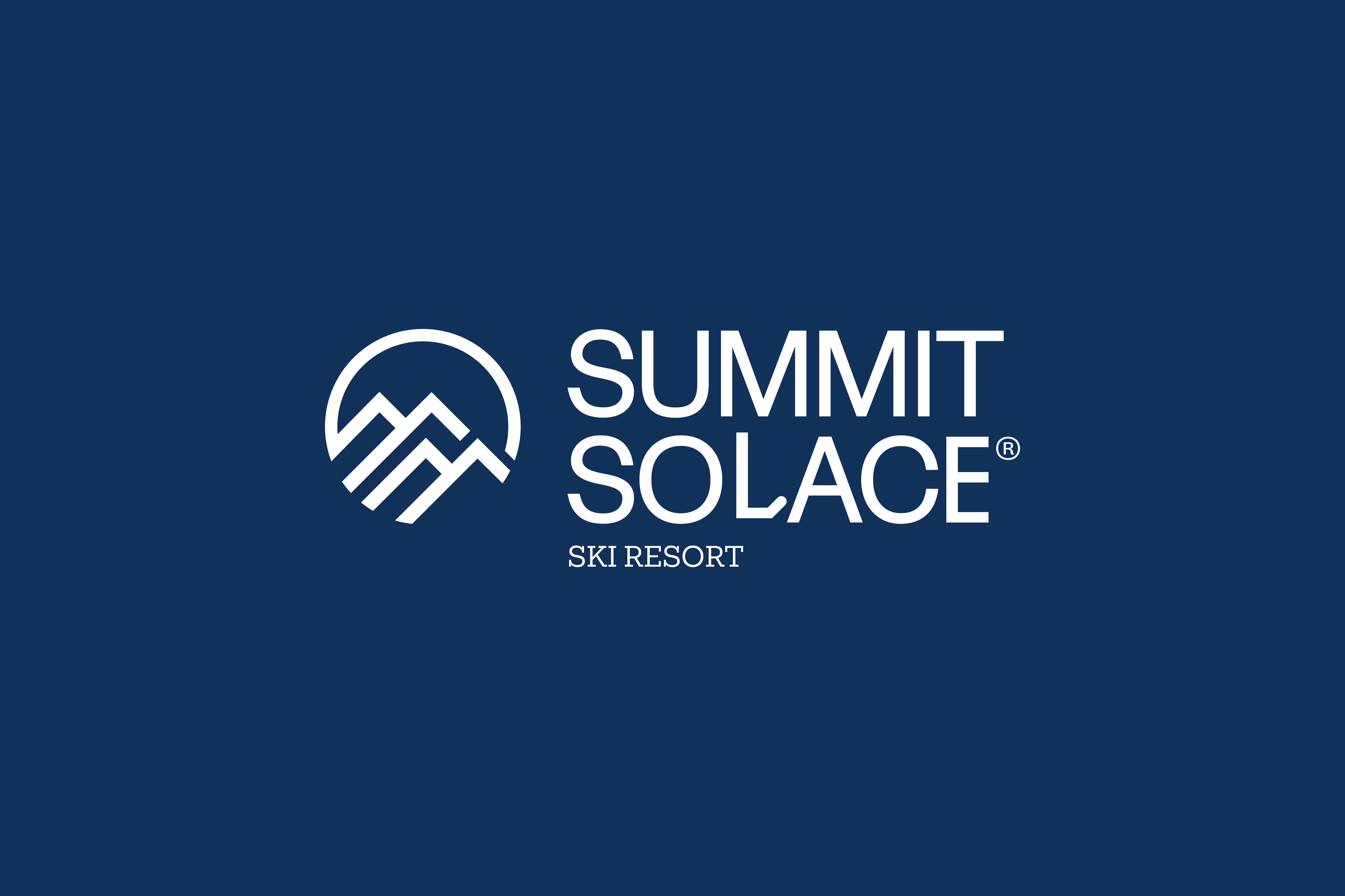 With the logo, I took the letter M from the word Summit and turned it into a mountain. With the word Solace, I placed a tip on the letter L, as seen on a snowboard. I wanted a simple and modern feel to this brand.