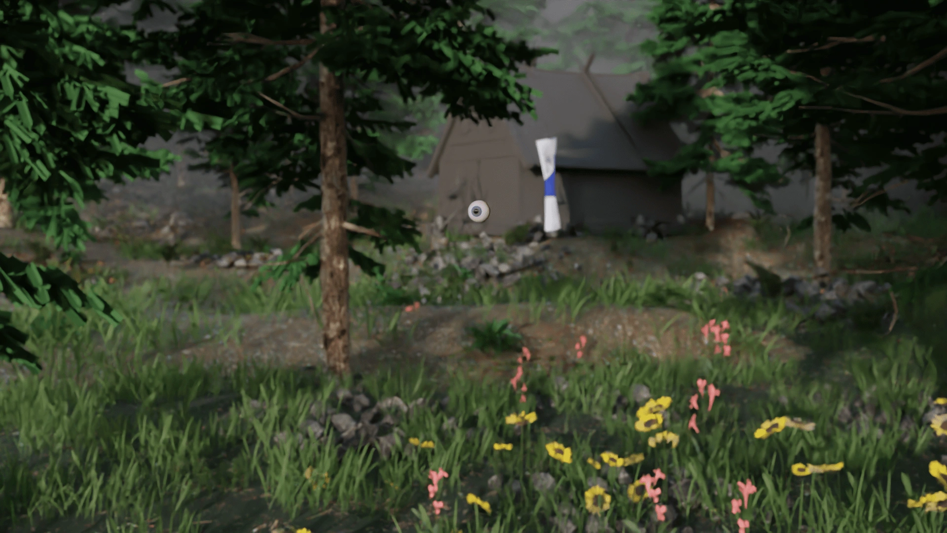 FOREST SCENE 3-PORTRAIT
