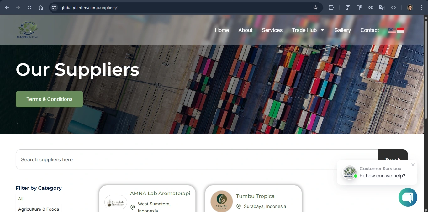 Custom Page with data from Custom Post Type "Suppliers"
