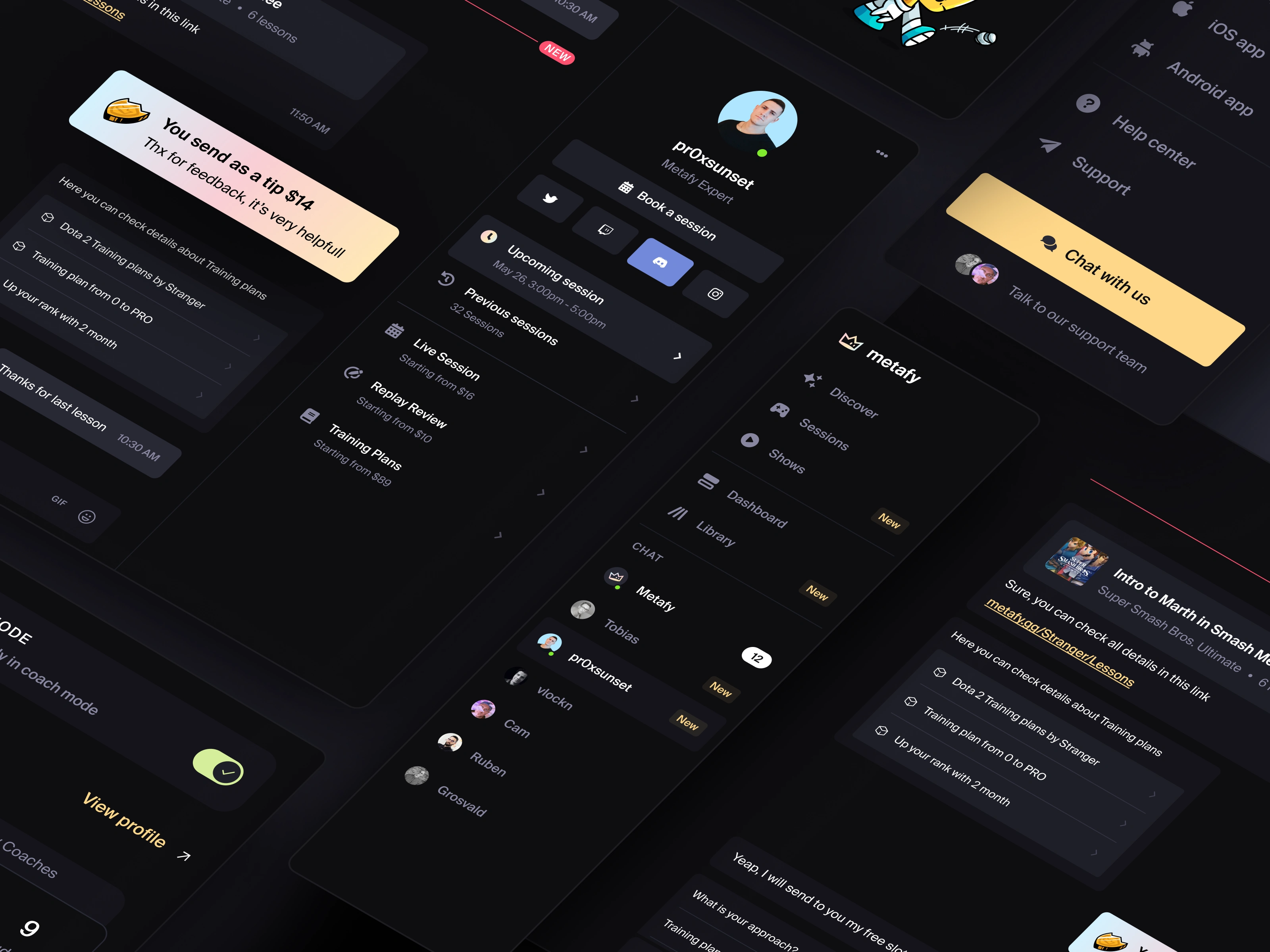Chat page