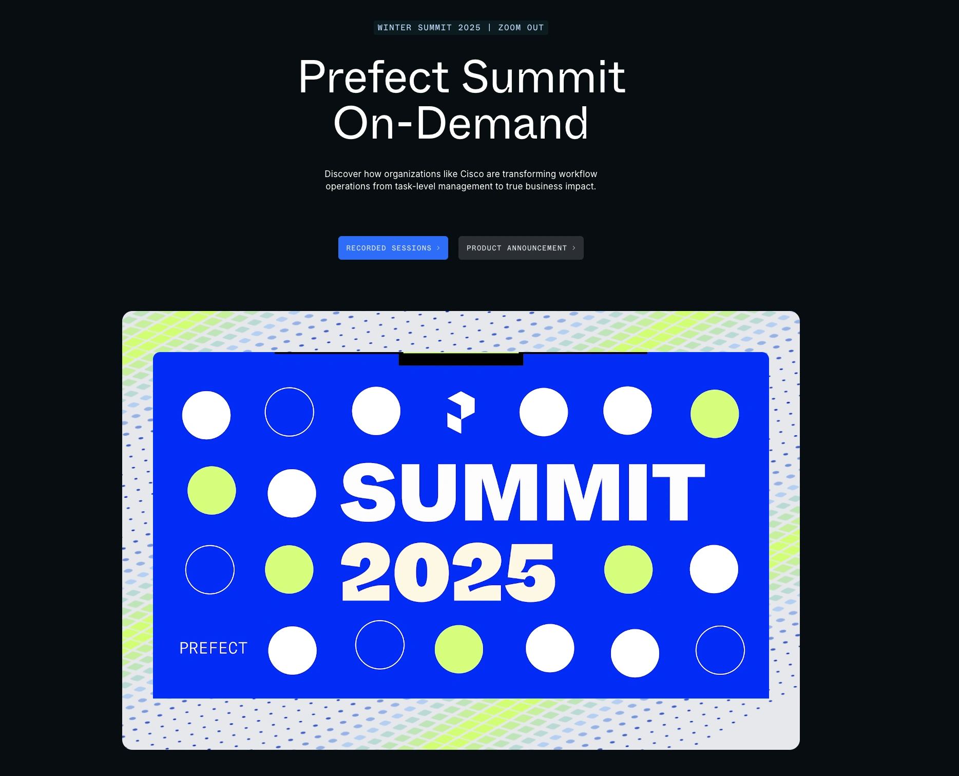 Screenshot of Day 1 On-Demand Webpage (1/4)