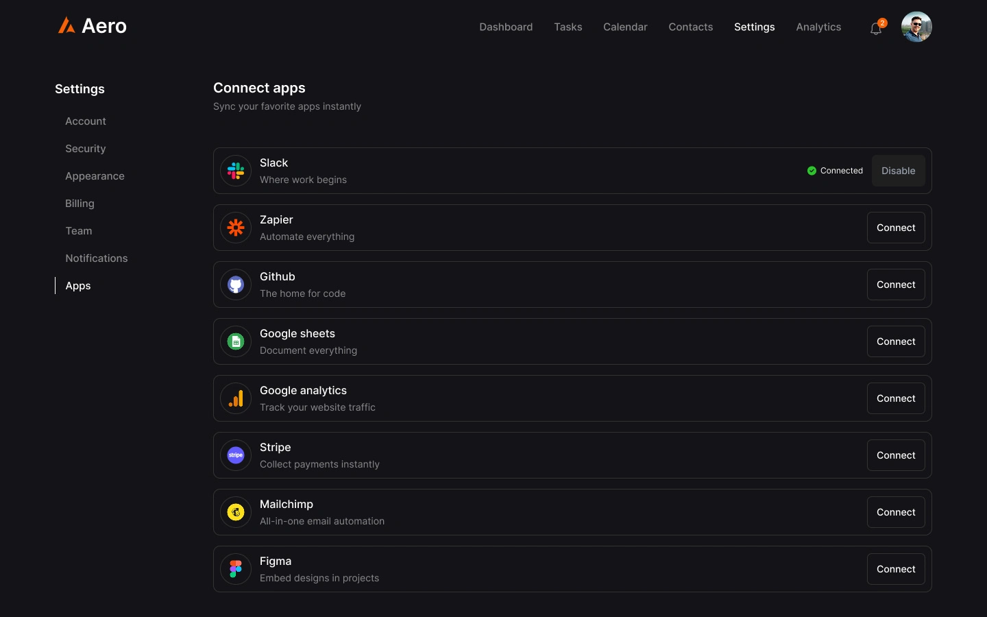 Apps and Integrations