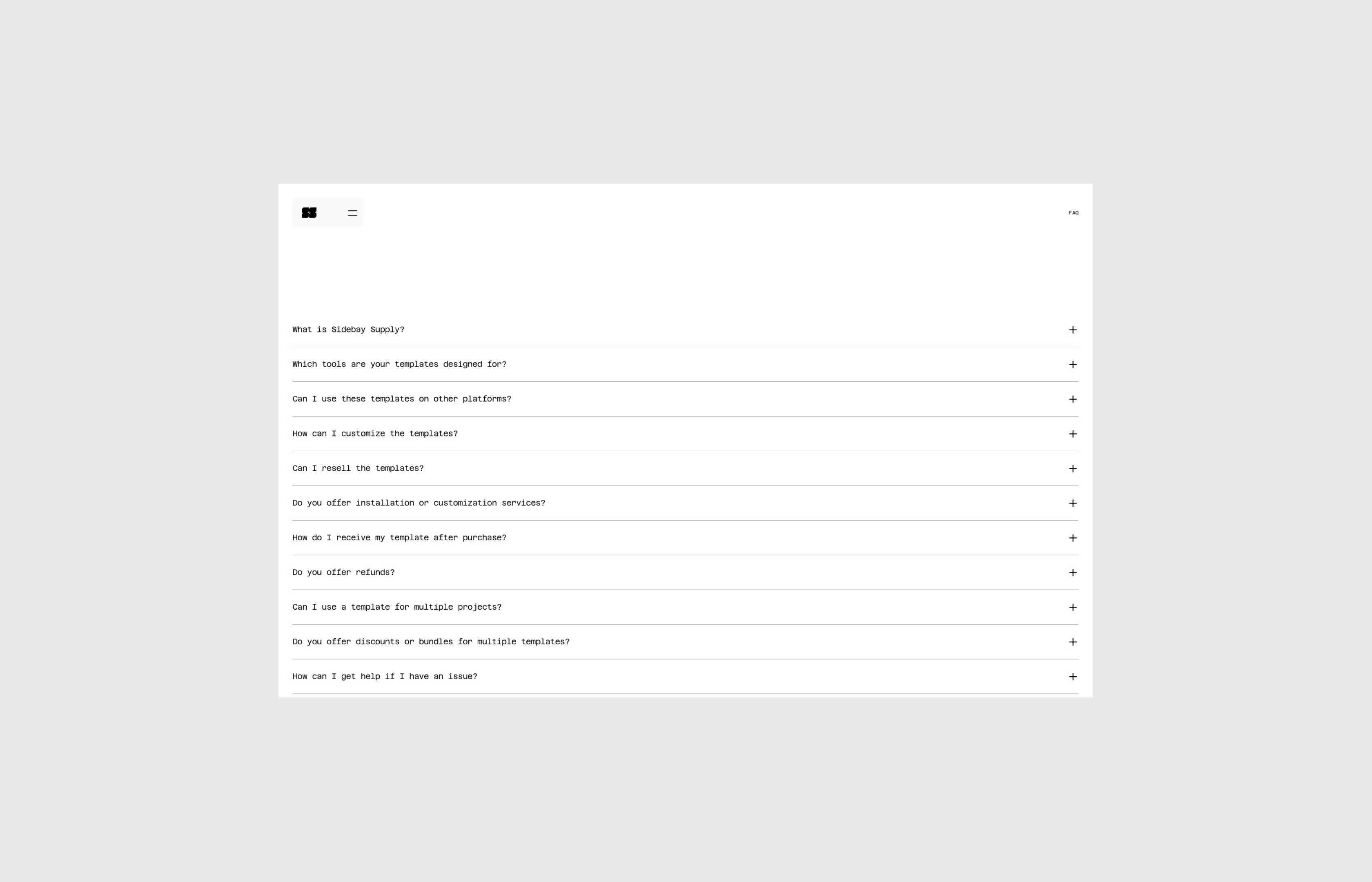 FAQ
